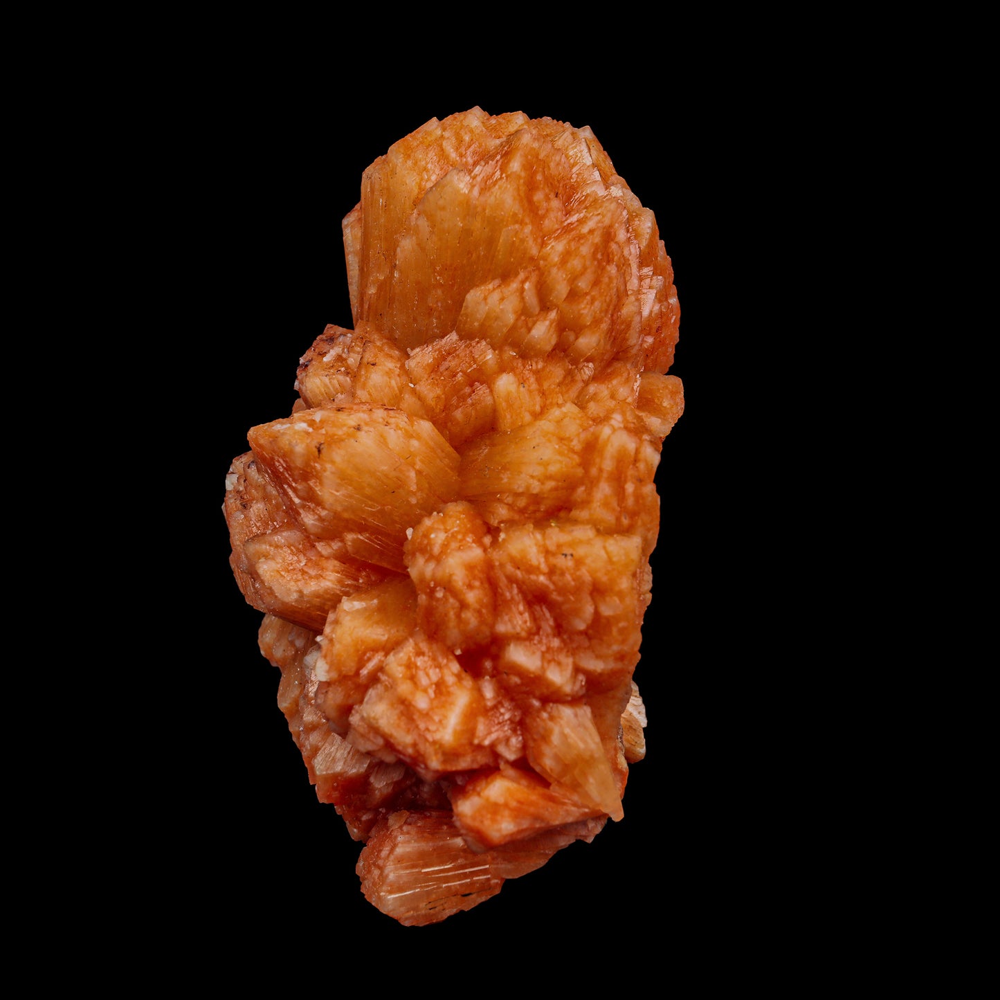 Orange stilbite Natural Mineral Specimen # G 0002