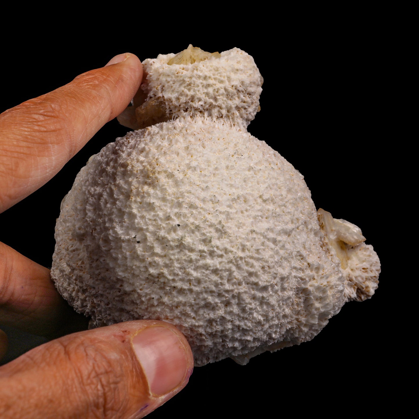 Botryoidal Mordenite with Stilbite Natural Mineral Specimen # G 0007