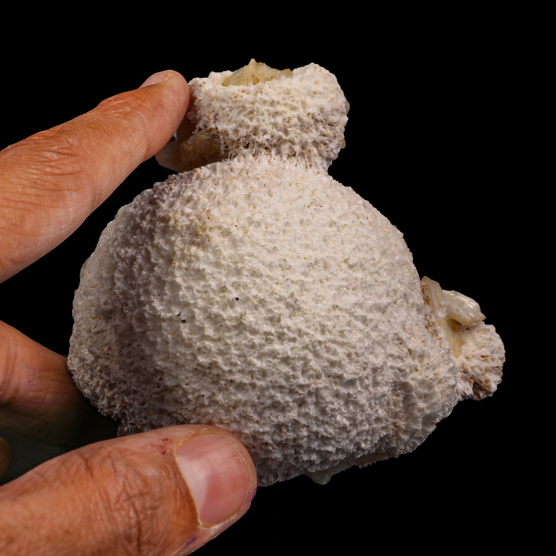 Botryoidal Mordenite with Stilbite  Natural Mineral Specimen  # G 0007