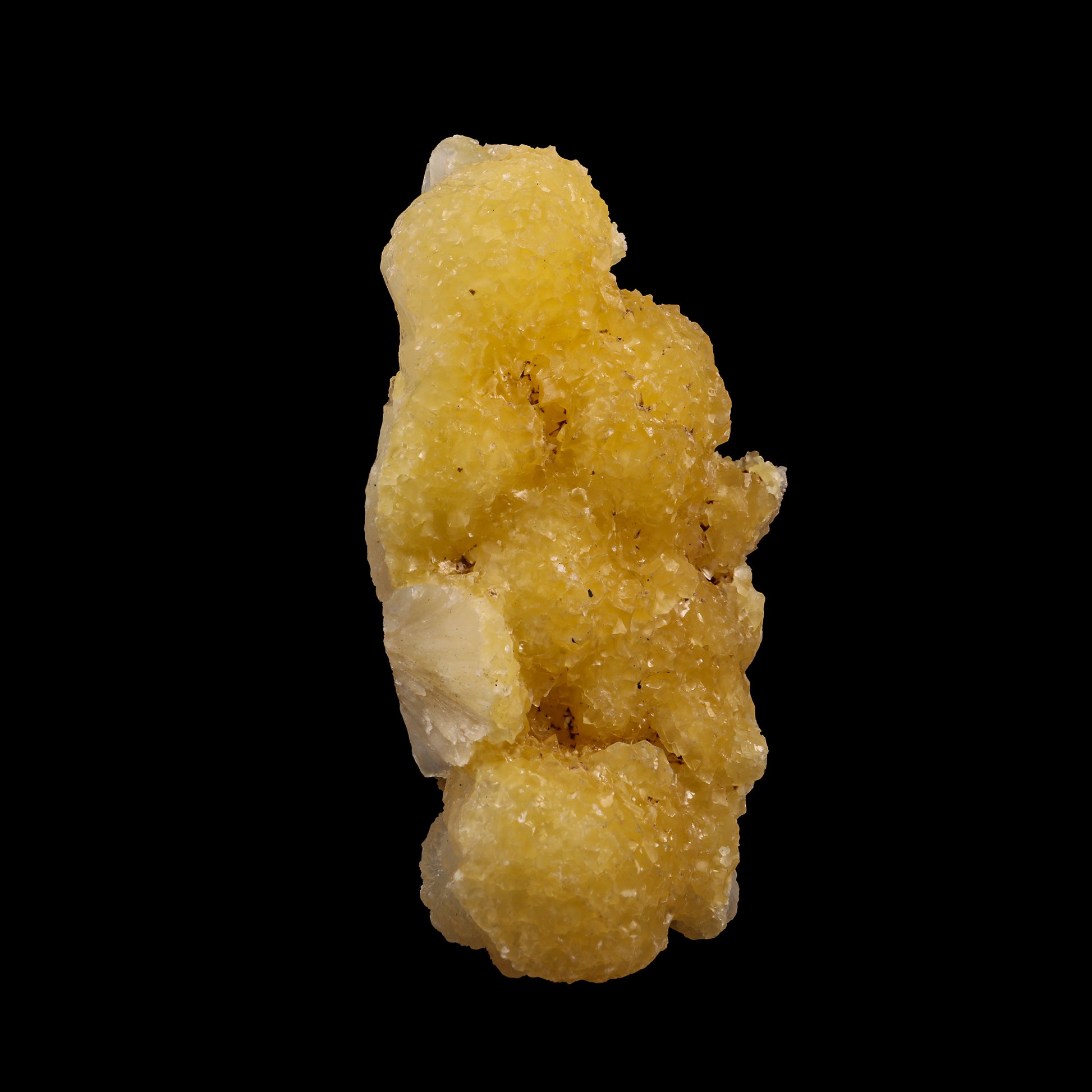Honey Calcite with Stilbite Natural Mineral Specimen  # G 0008
