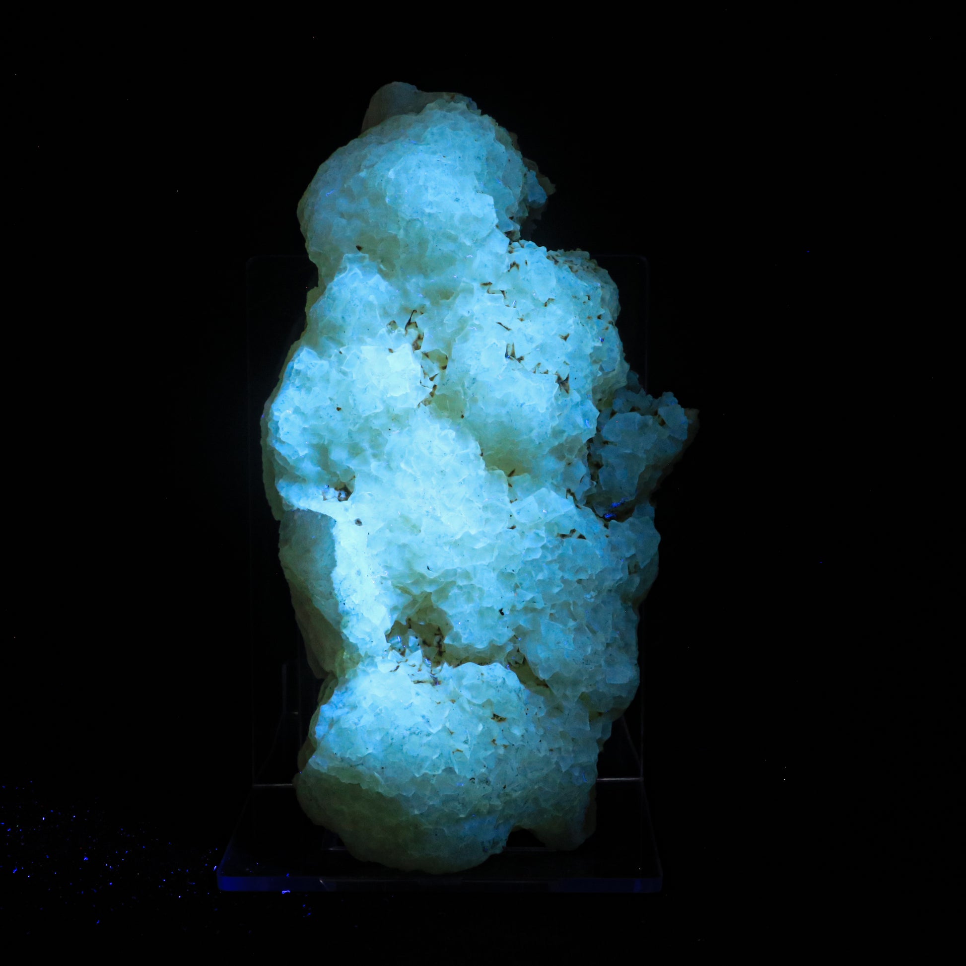 Honey Calcite with Stilbite Natural Mineral Specimen  # G 0008