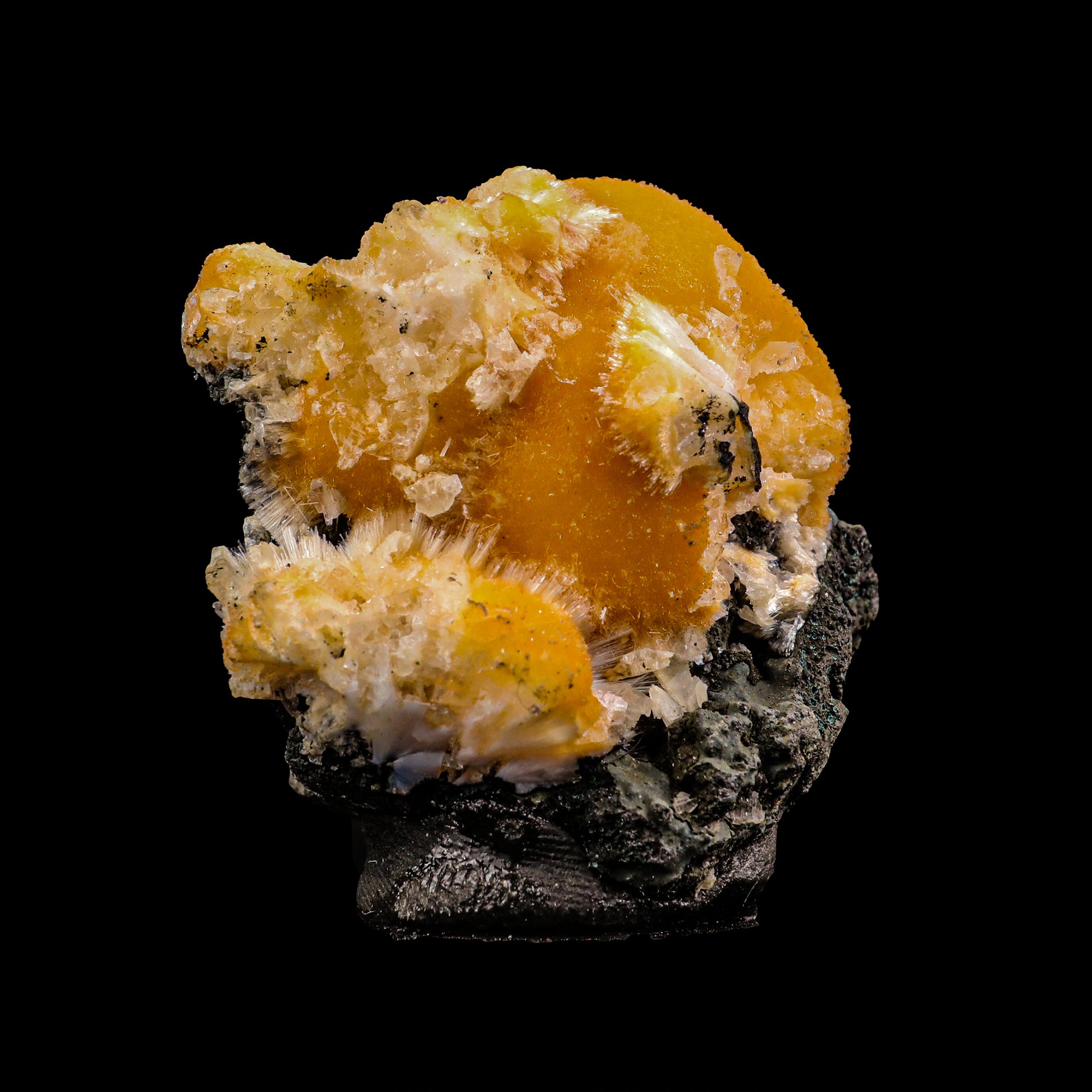 Orange Thomsonie  Natural Mineral Specimen  # G 0010