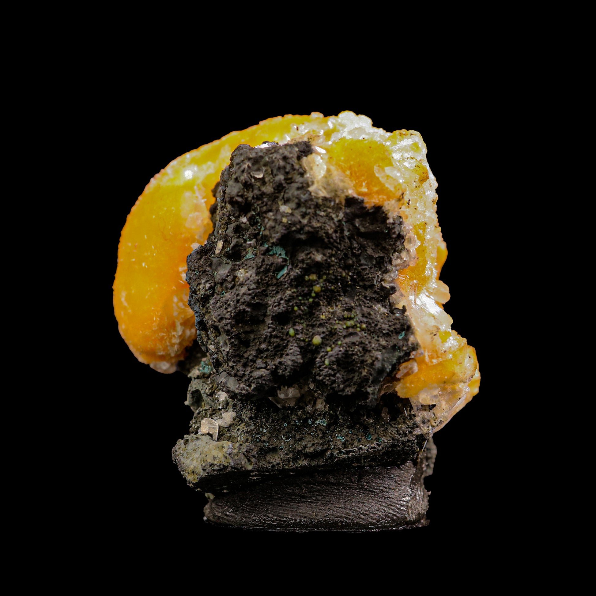 Orange Thomsonie  Natural Mineral Specimen  # G 0010