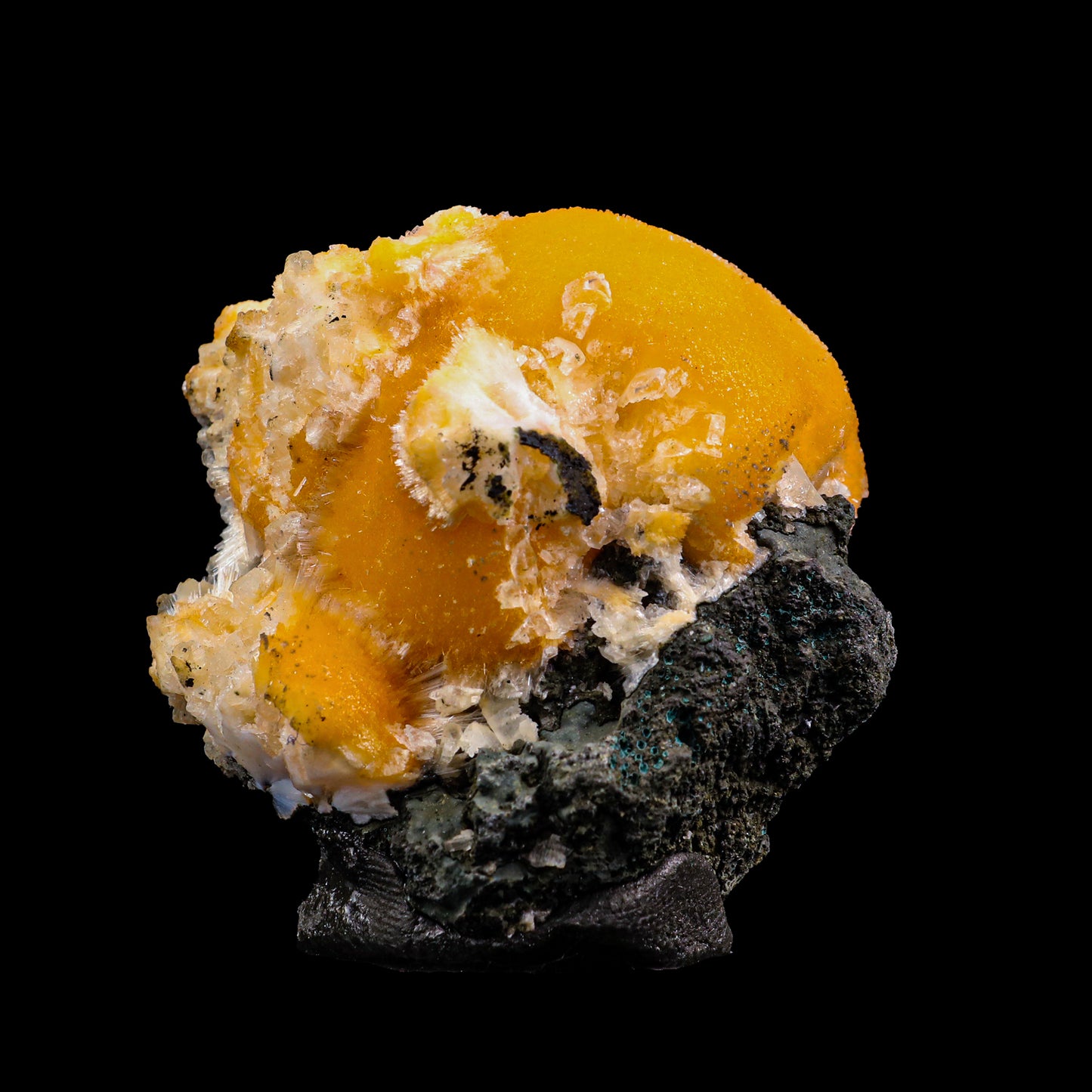 Orange Thomsonie Natural Mineral Specimen # G 0010