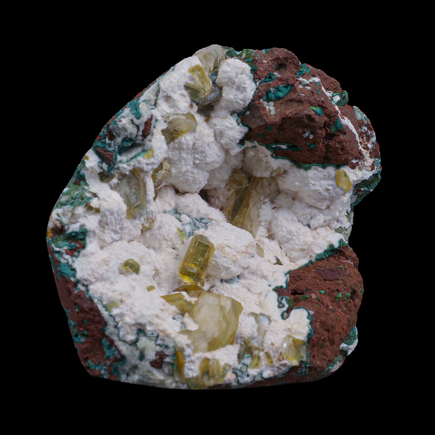 Rare Clinoptilolite on Mordenite Natural Mineral Specimen # G 0014