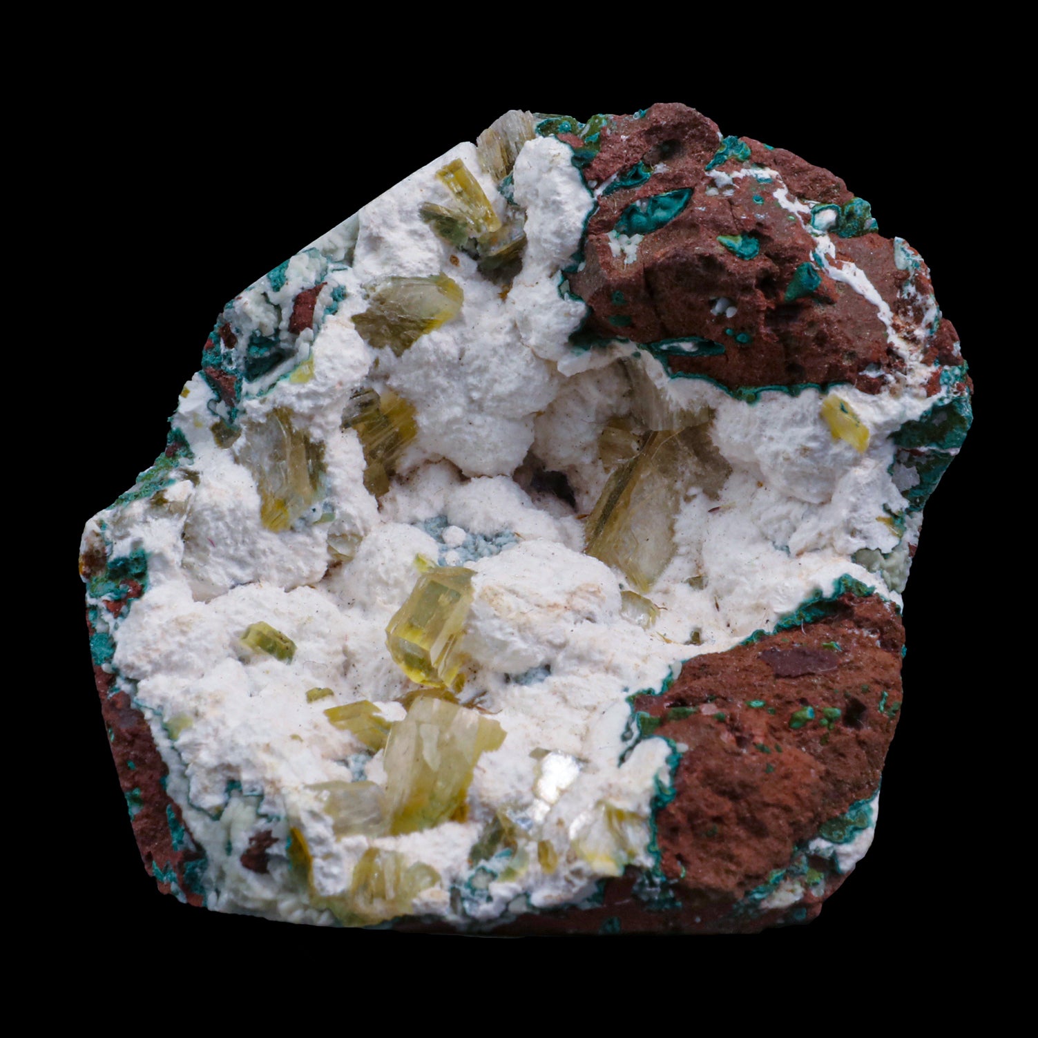 Rare Clinoptilolite on Mordenite Natural Mineral Specimen  # G 0014