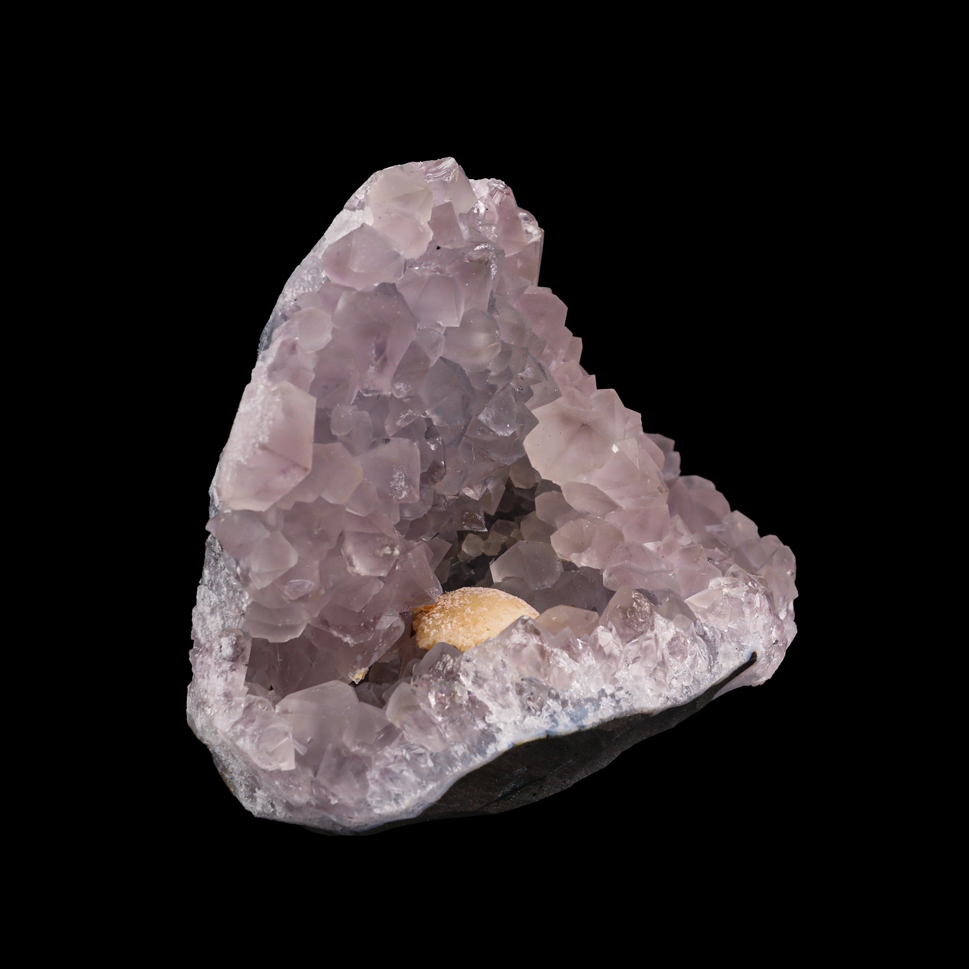 Fluorite with Amethyst Geode  Natural Mineral Specimen  # G 0020