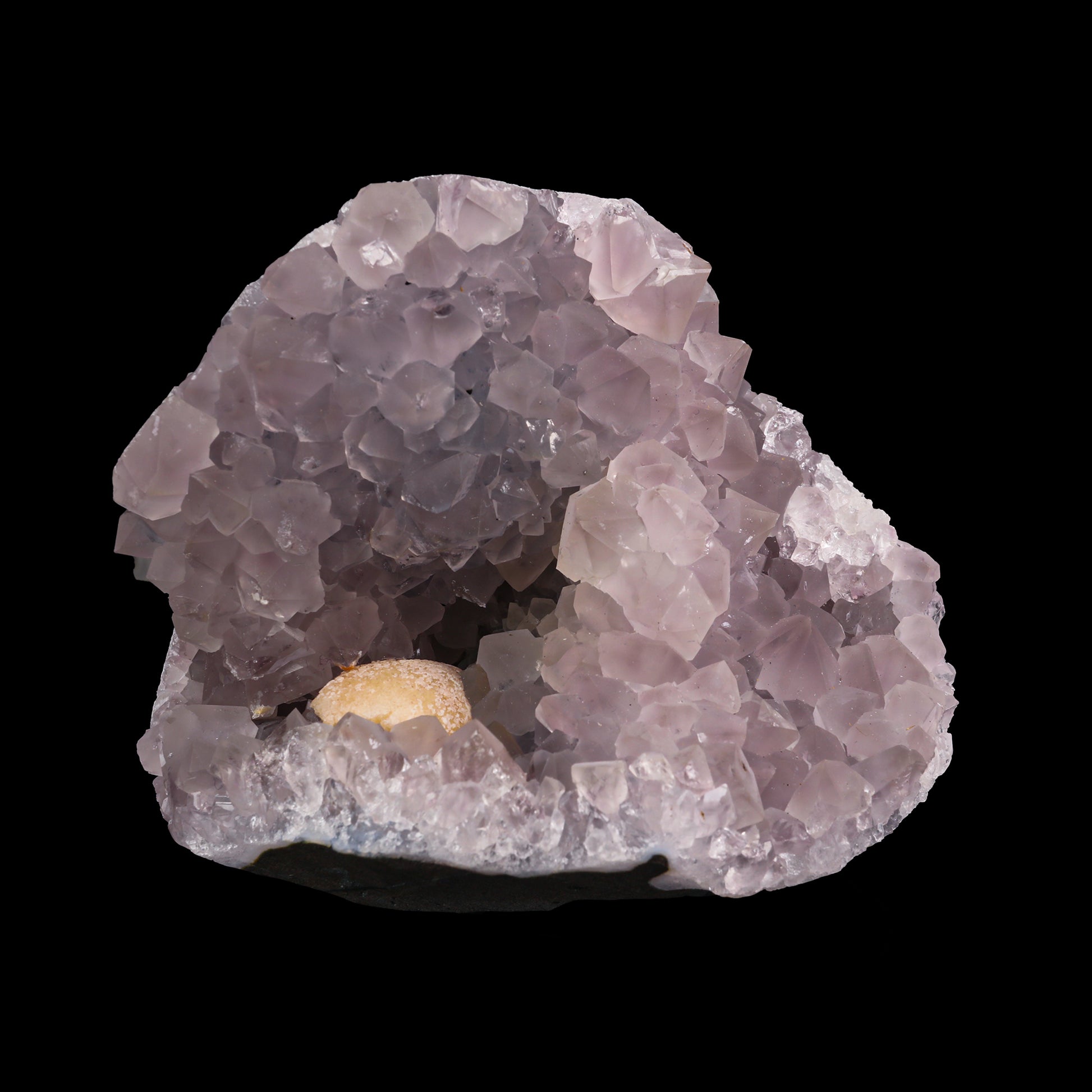 Fluorite with Amethyst Geode  Natural Mineral Specimen  # G 0020