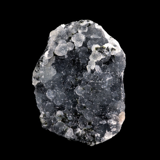 Sparkling Black Chalcedony  Natural Mineral Specimen  # G 0025