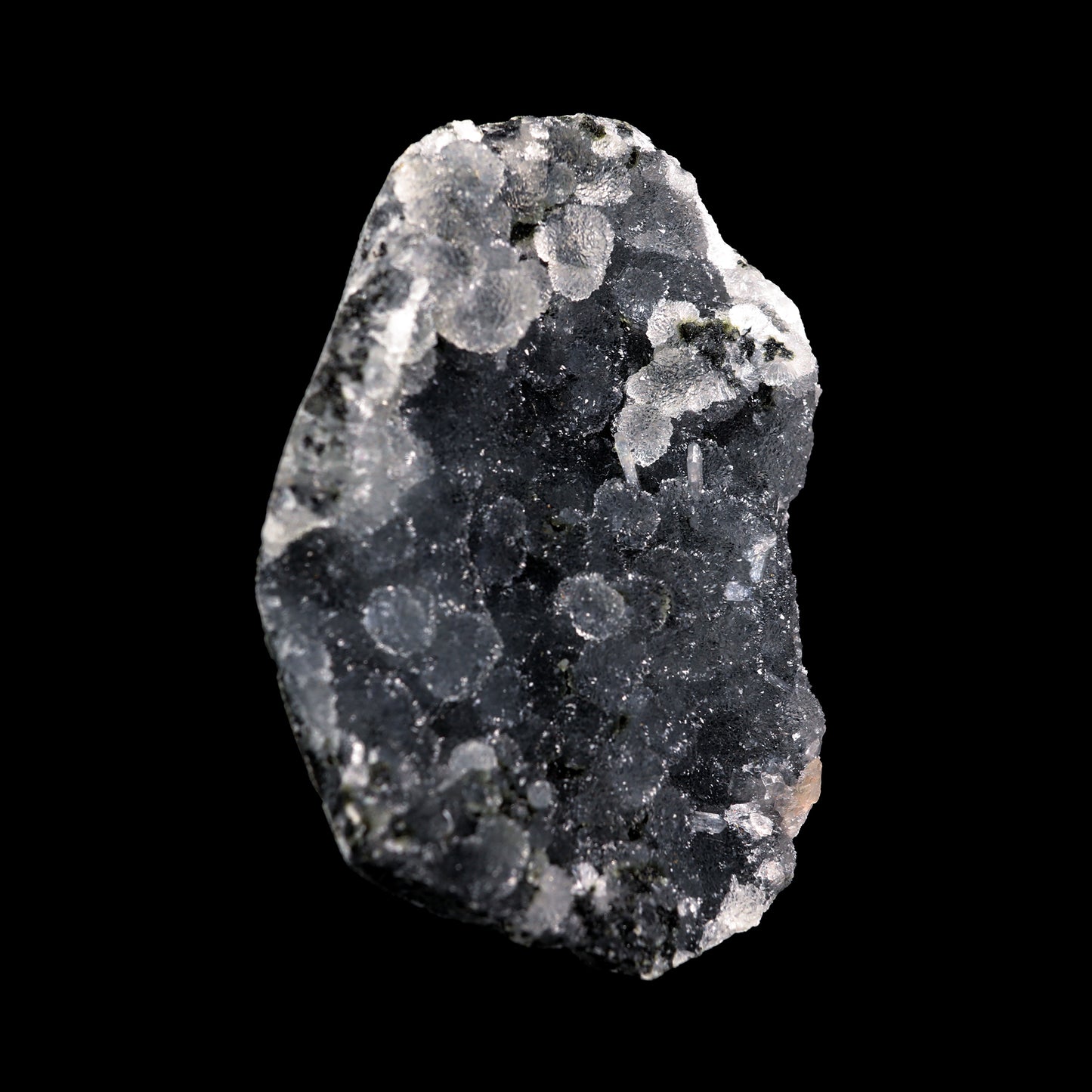 Sparkling Black Chalcedony Natural Mineral Specimen # G 0025