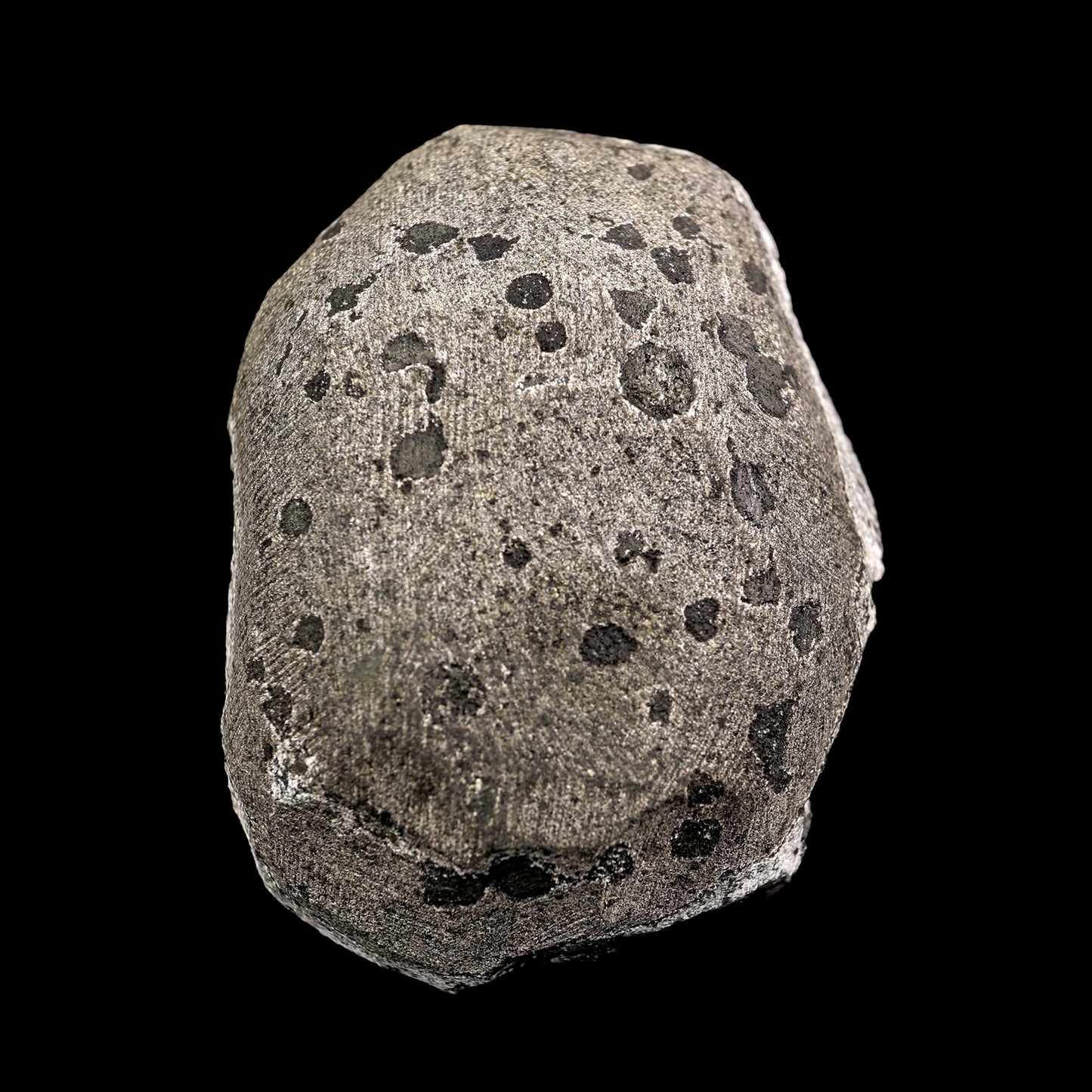Sparkling Black Chalcedony Natural Mineral Specimen # G 0025