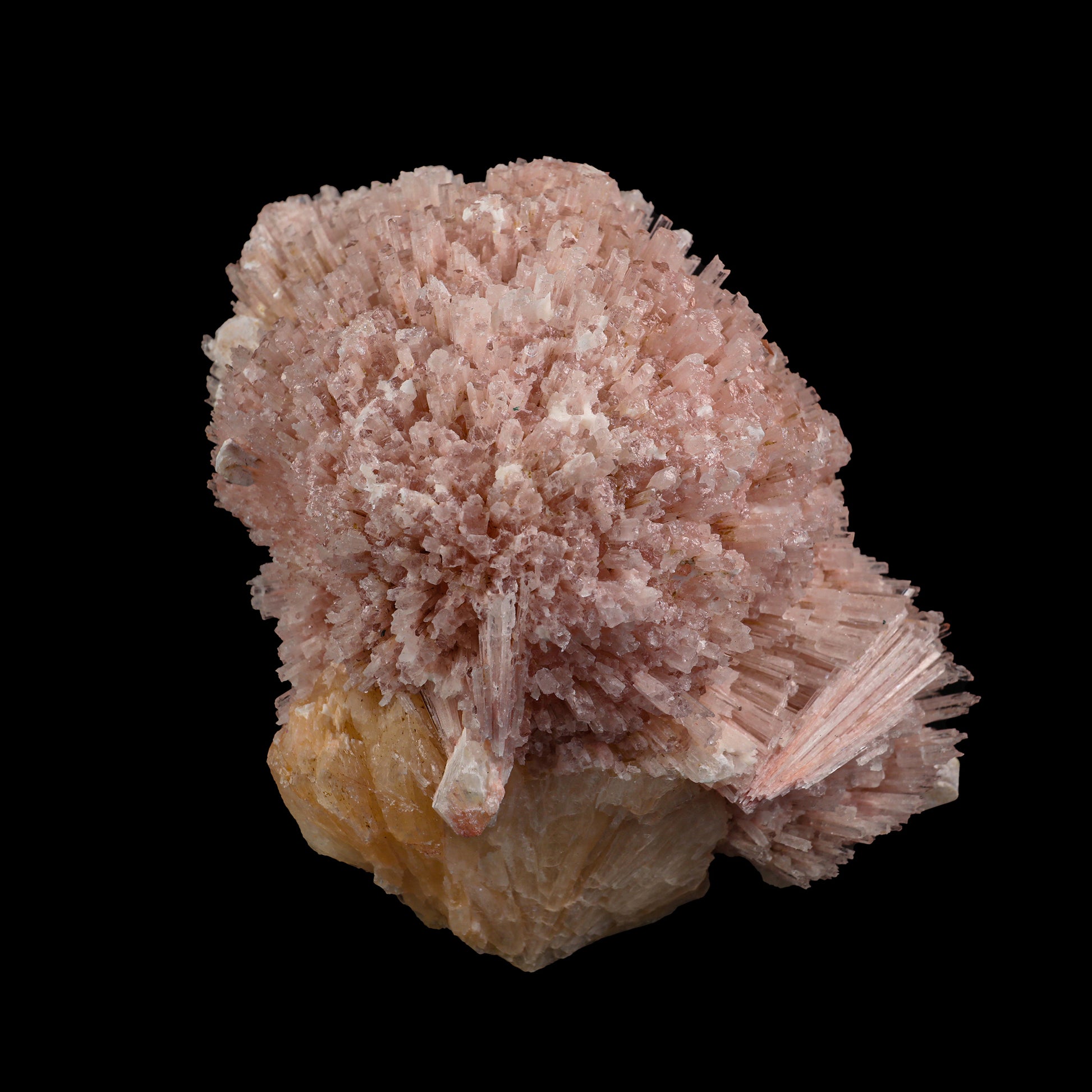 Pink Scolecite With Stilbite  Natural Mineral Specimen  # G 0033