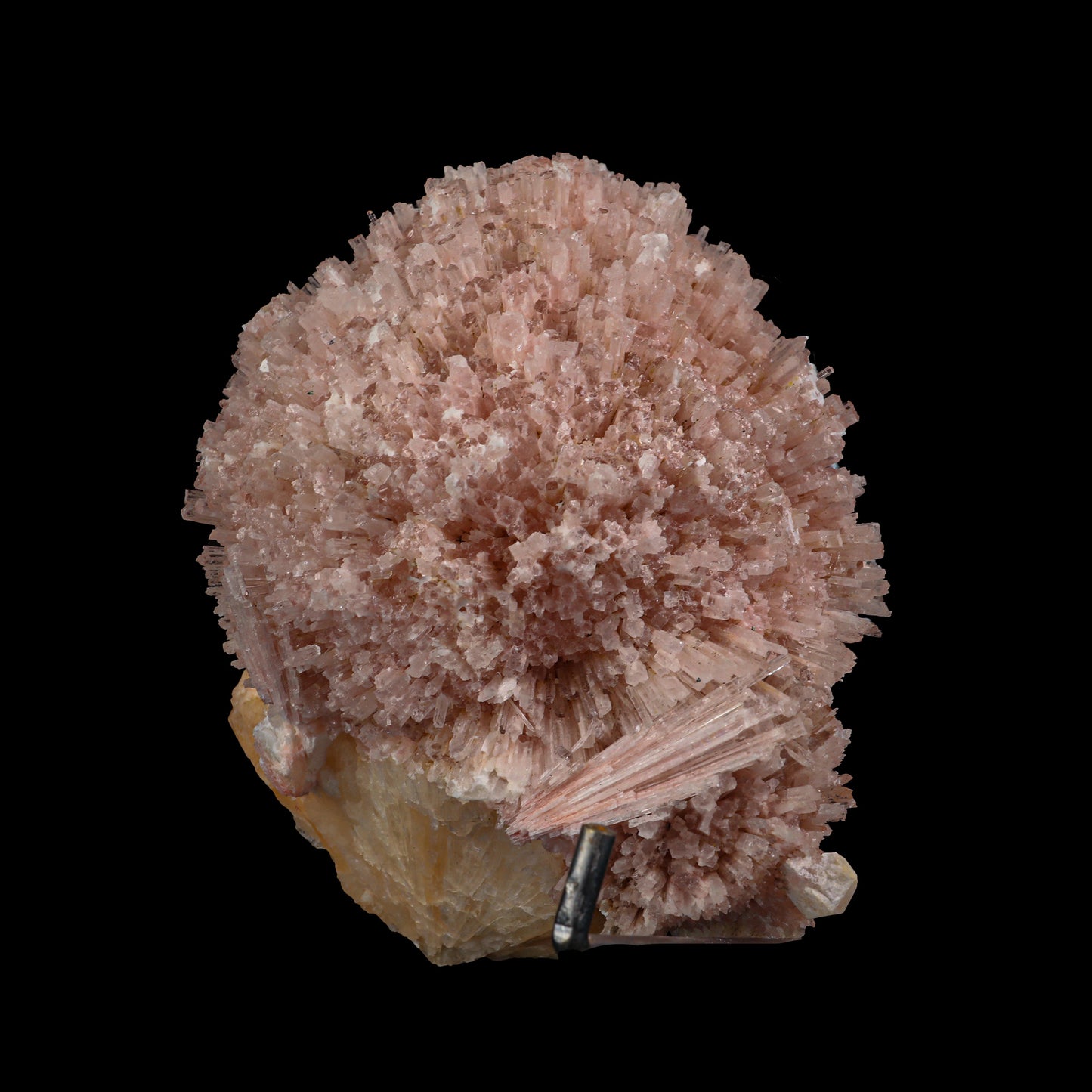 Pink Scolecite With Stilbite Natural Mineral Specimen # G 0033