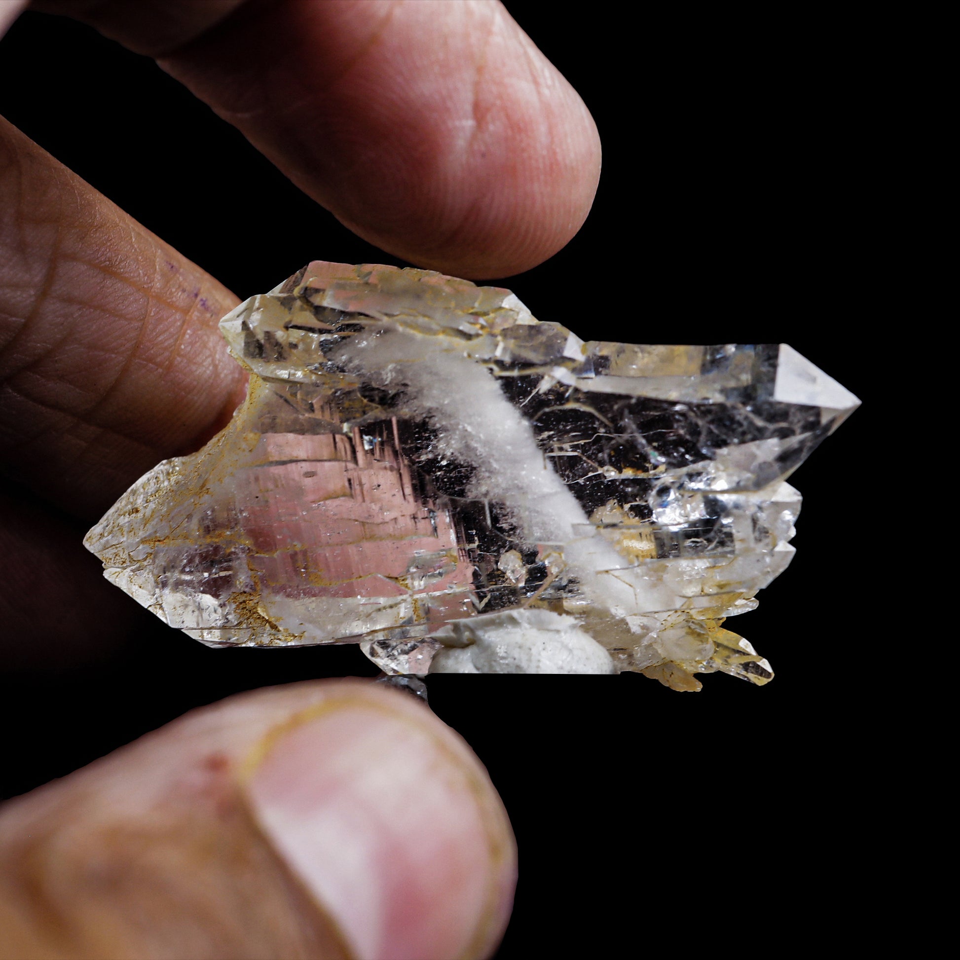 Gwindel Quartz Natural Mineral Specimen  # G 0034