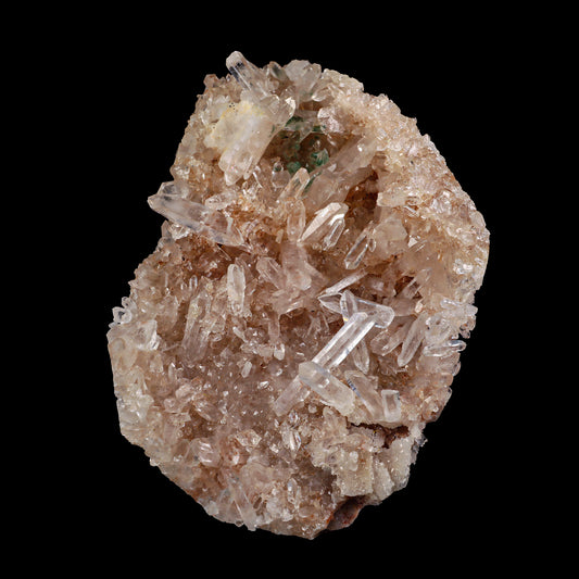 Quartz Cluster With Iron Incluion Natural Mineral Specimen  # G 0036
