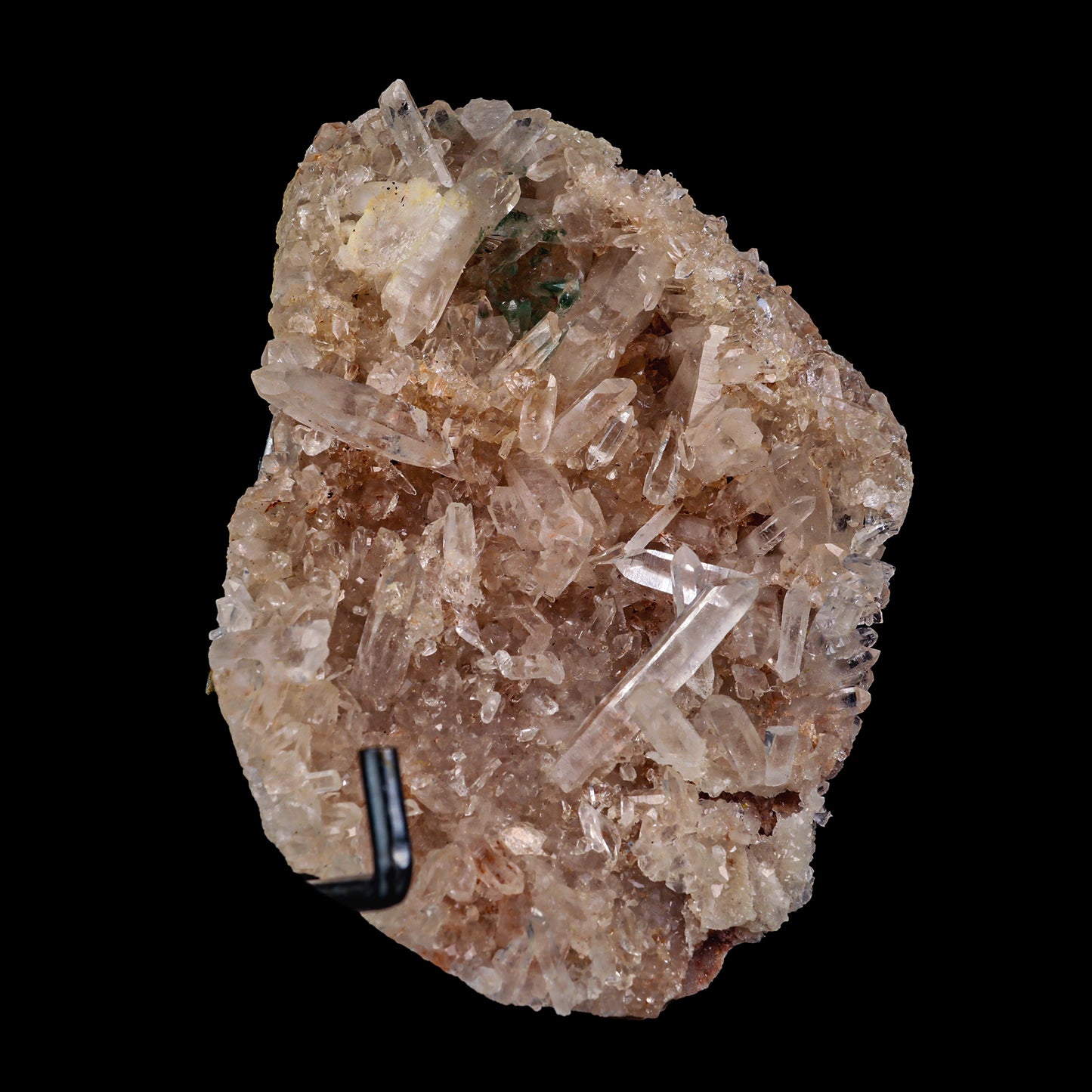 Quartz Cluster With Iron Incluion Natural Mineral Specimen # G 0036