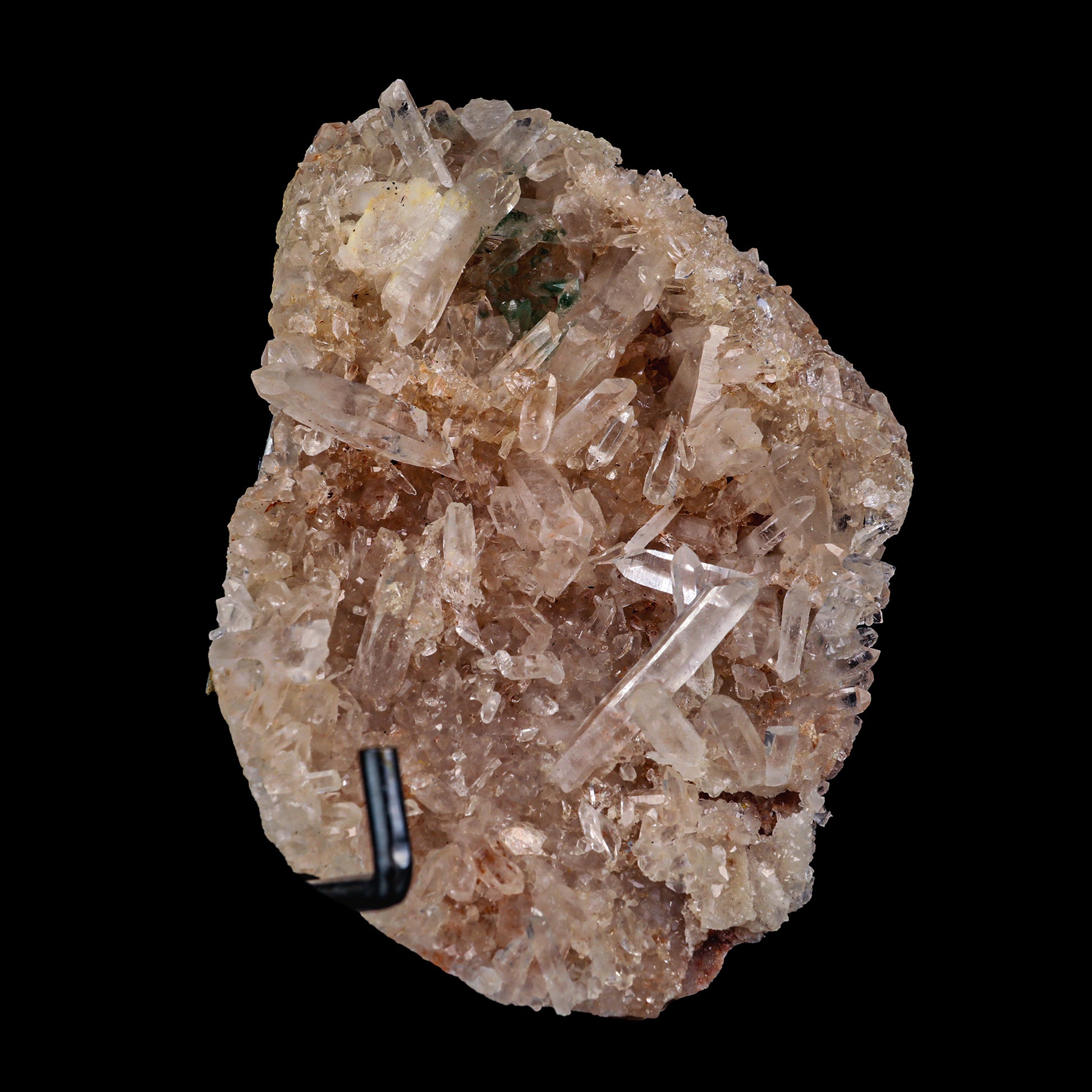 Quartz Cluster With Iron Incluion Natural Mineral Specimen  # G 0036