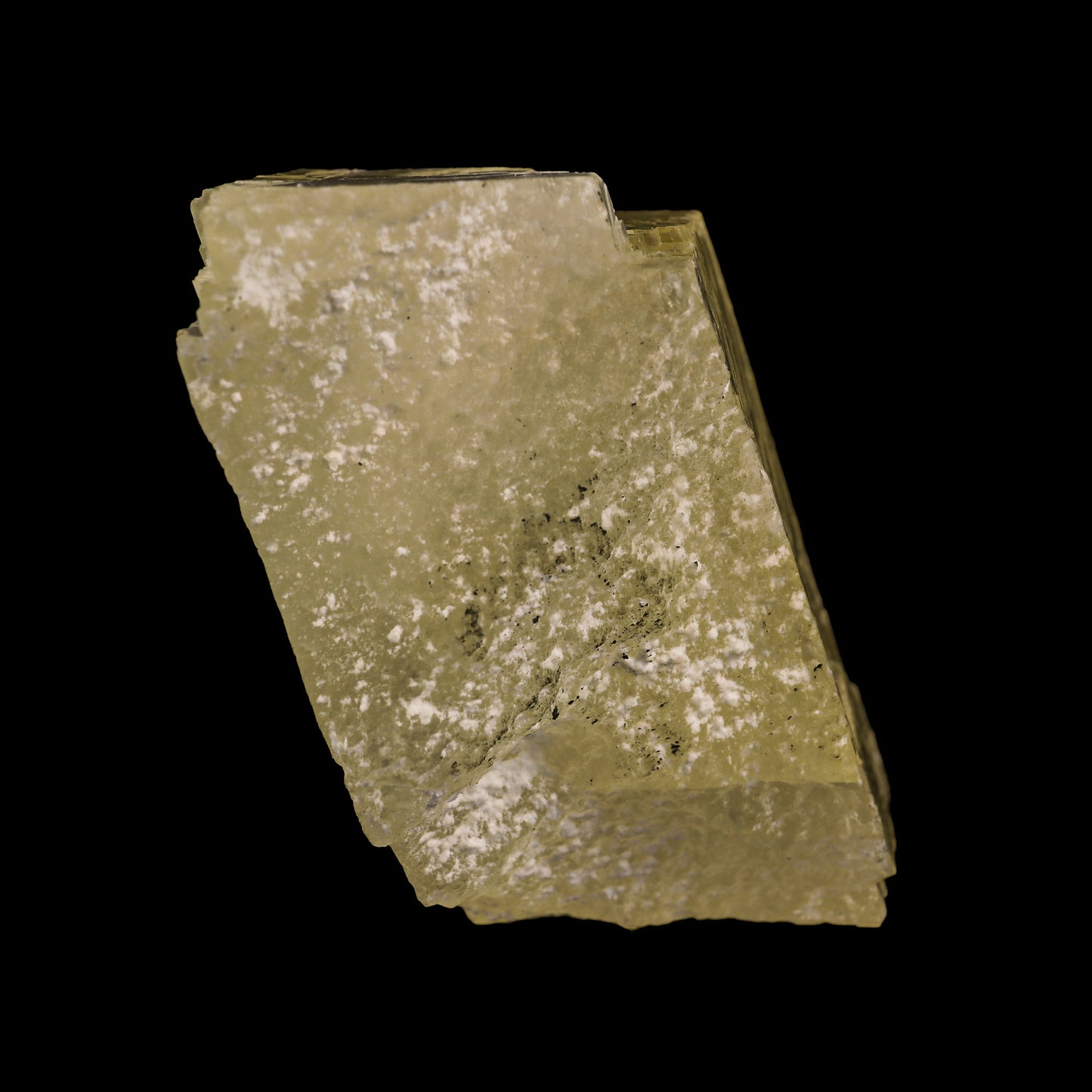 Optical Yellow Calcite Natural Mineral Specimen # G 0041