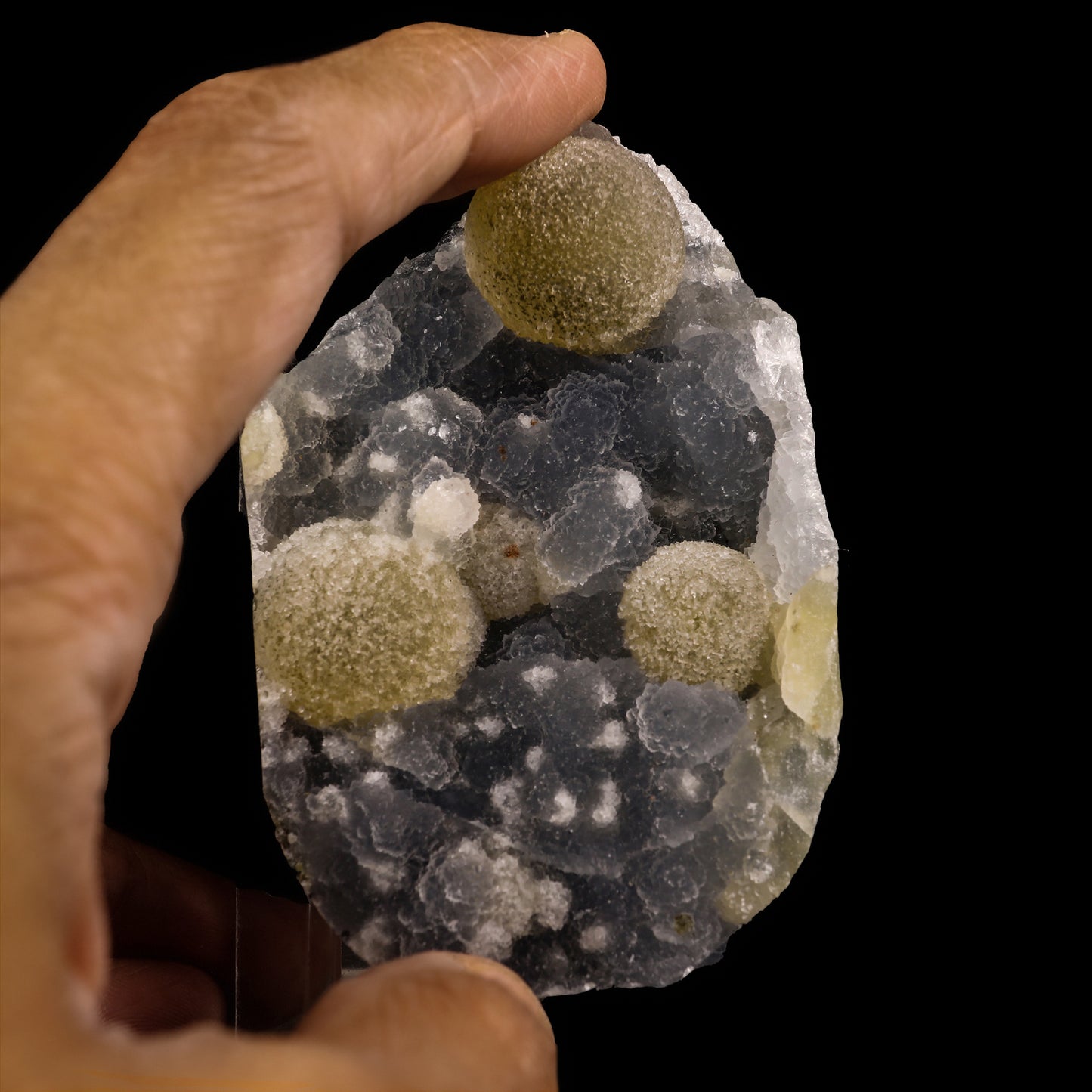 Fluorite with Chalceony Natural Mineral Specimen # G 0048