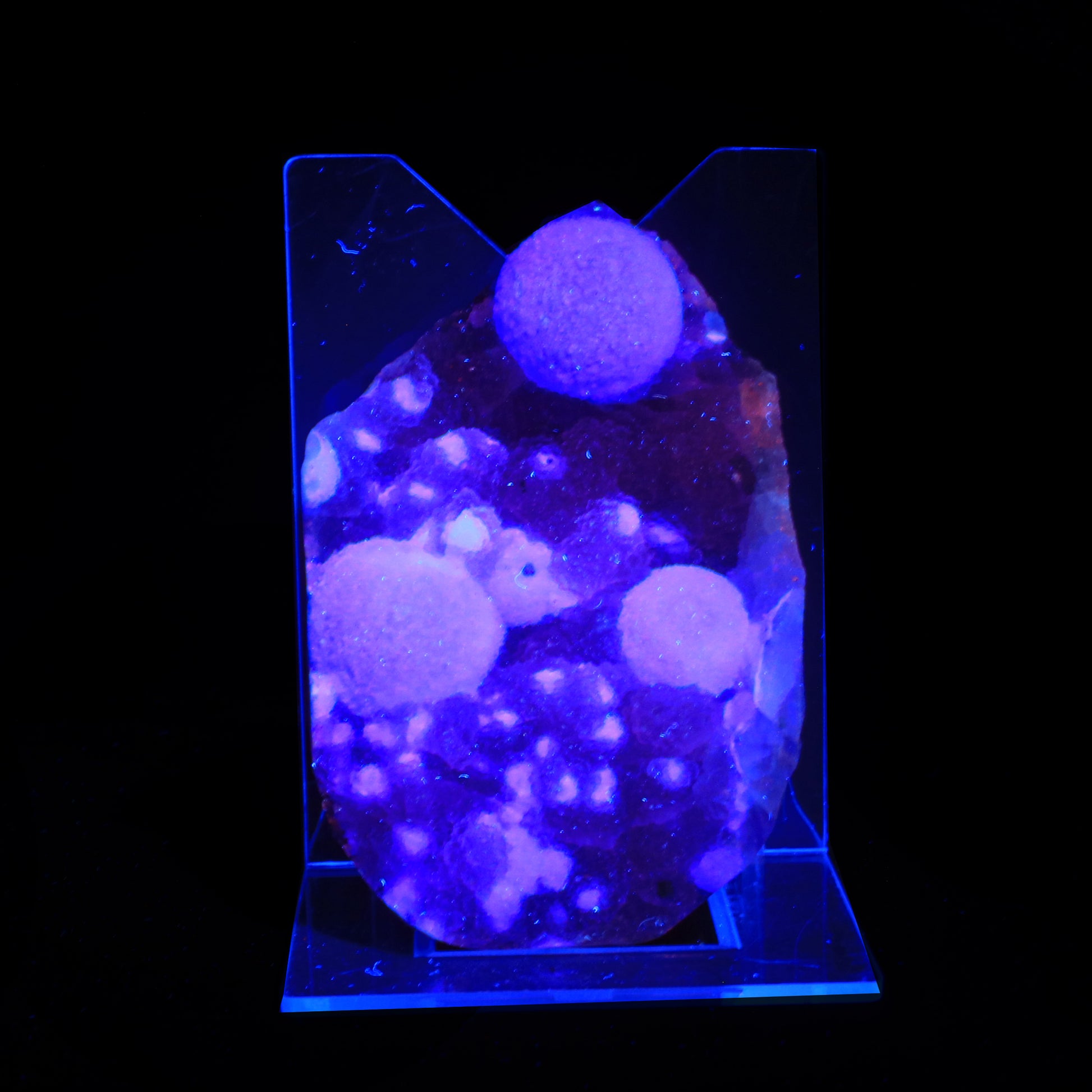 Fluorite with Chalceony Natural Mineral Specimen  # G 0048