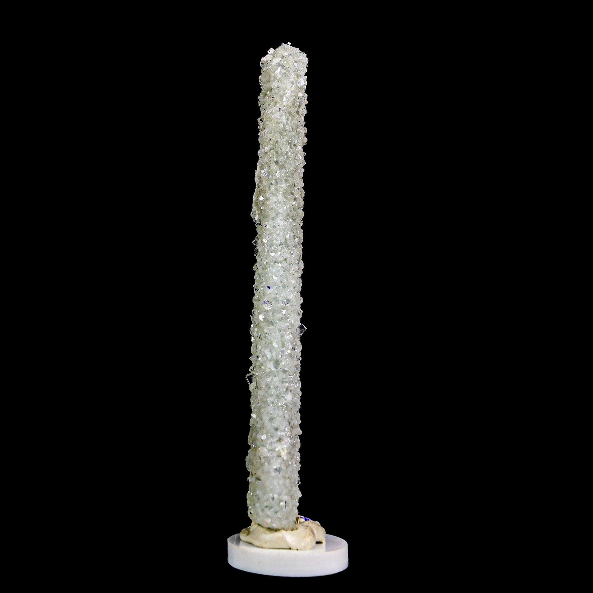 Apophyllite Cubes on Prehnite Satalagmite Natural Mineral Specimen  # G 0049