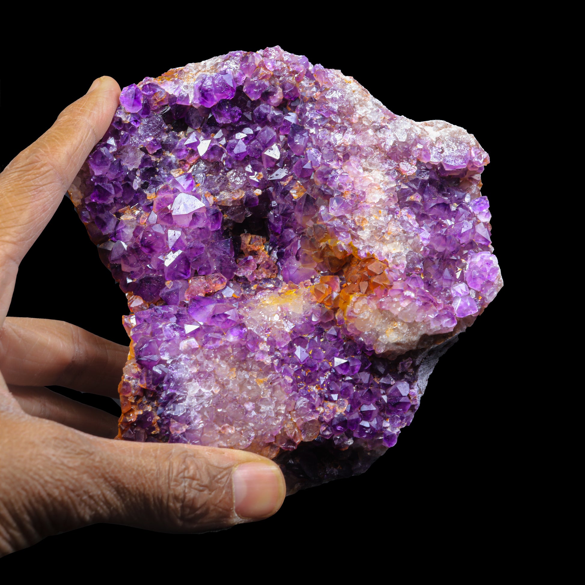 Amethyst with iron Inclusion Natural Mineral Specimen  # G 0051
