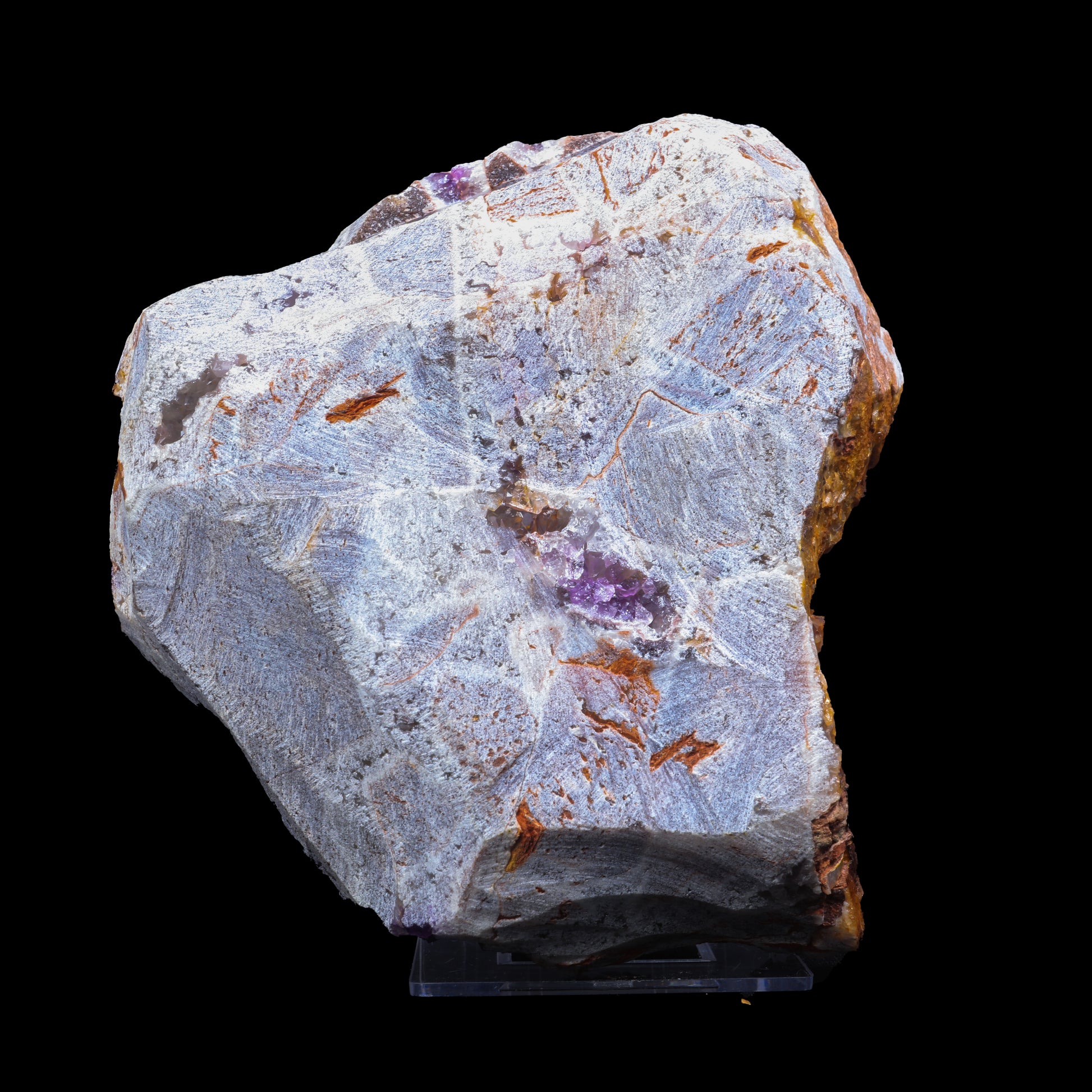 Amethyst with iron Inclusion Natural Mineral Specimen  # G 0051