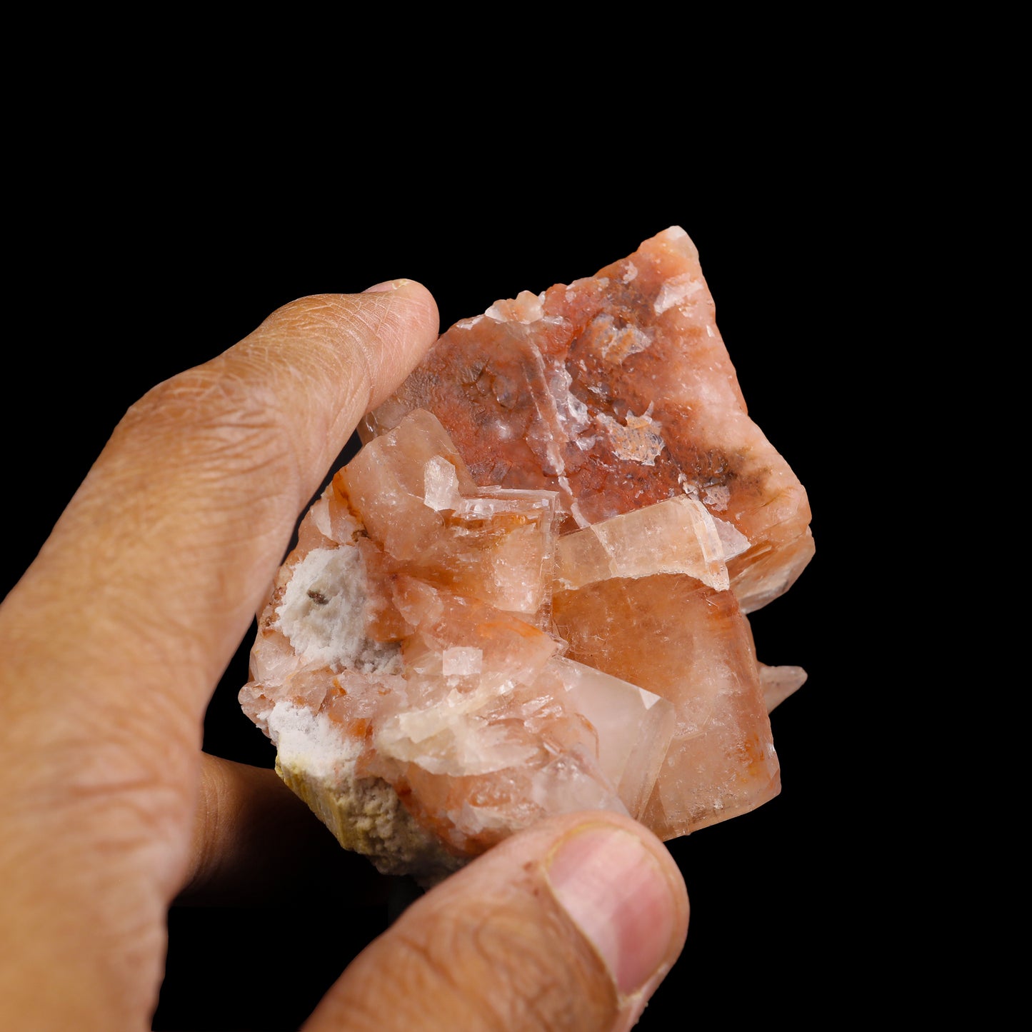 Red Apophyllite Natural Mineral Specimen # G 0052