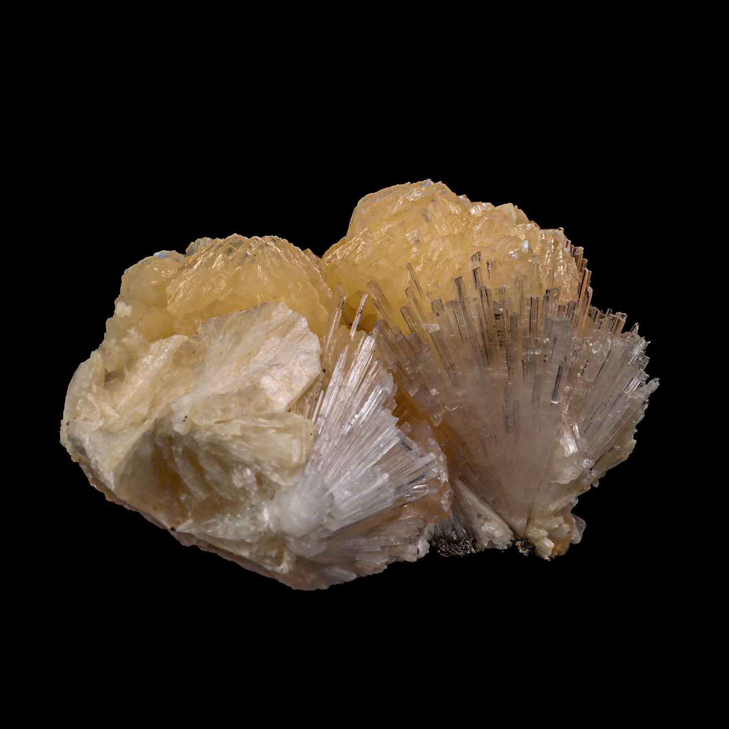Scolecite With Stilbite Natural Mineral Specimen # G 0060