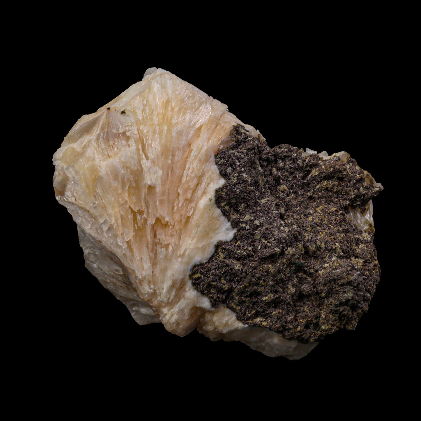 Scolecite With Stilbite Natural Mineral Specimen # G 0060