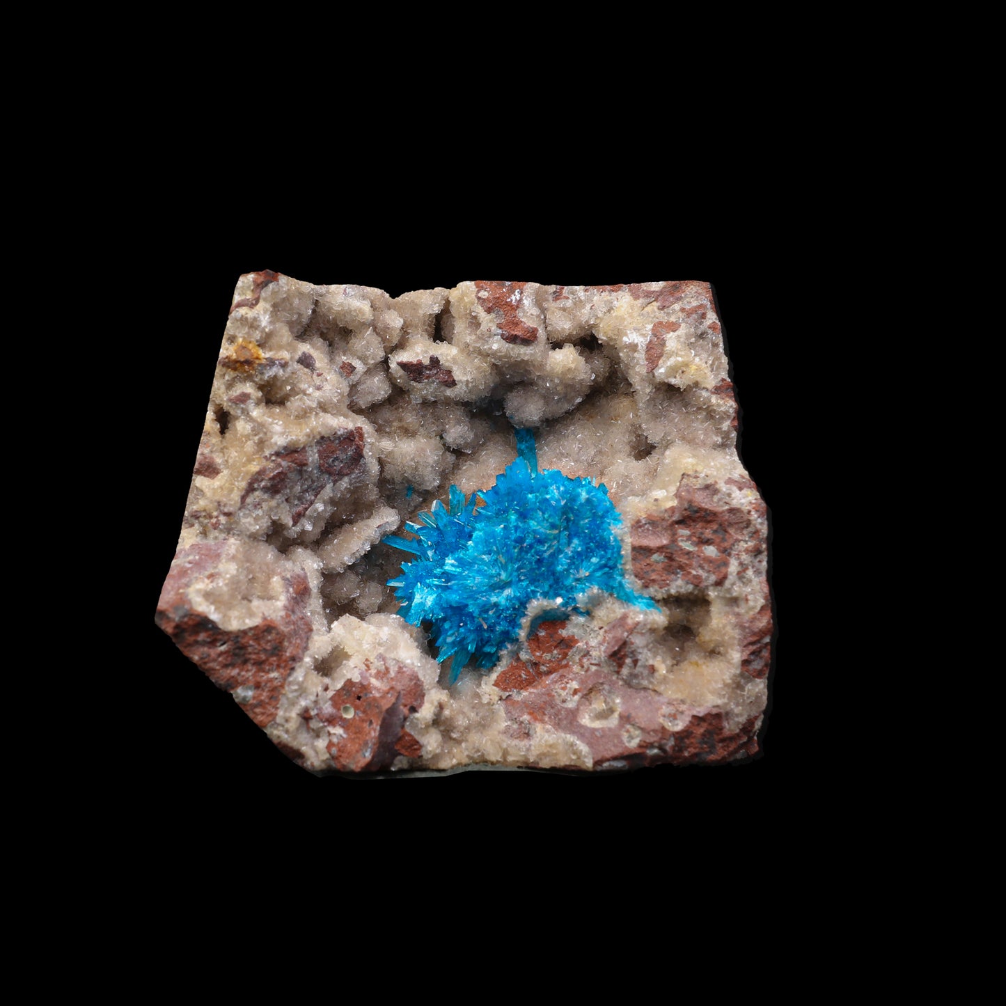 Pentagonite on Heulandite Natural Mineral Specimen # G 0061