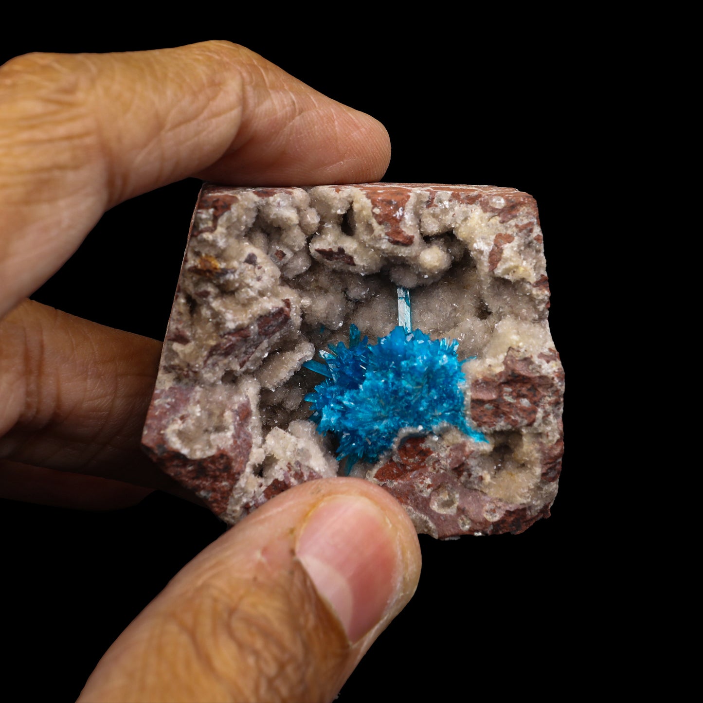 Pentagonite on Heulandite Natural Mineral Specimen # G 0061