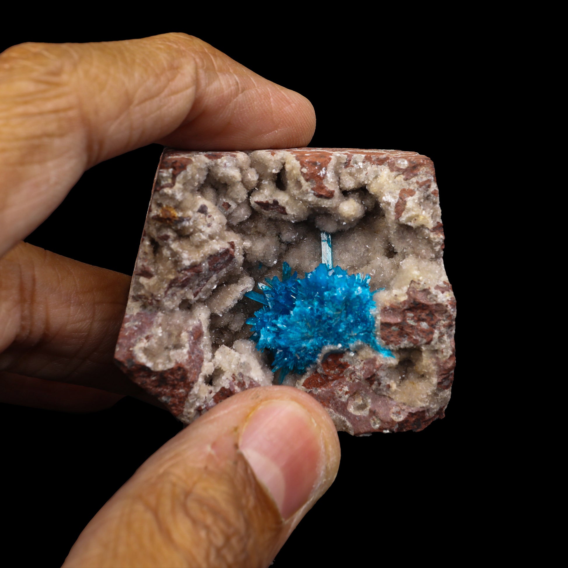 Pentagonite on Heulandite  Natural Mineral Specimen  # G 0061