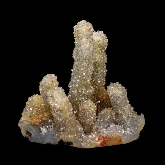MM Quartz with Iron Inclusion  Stalagmite Natural Mineral Specimen  # G 0063