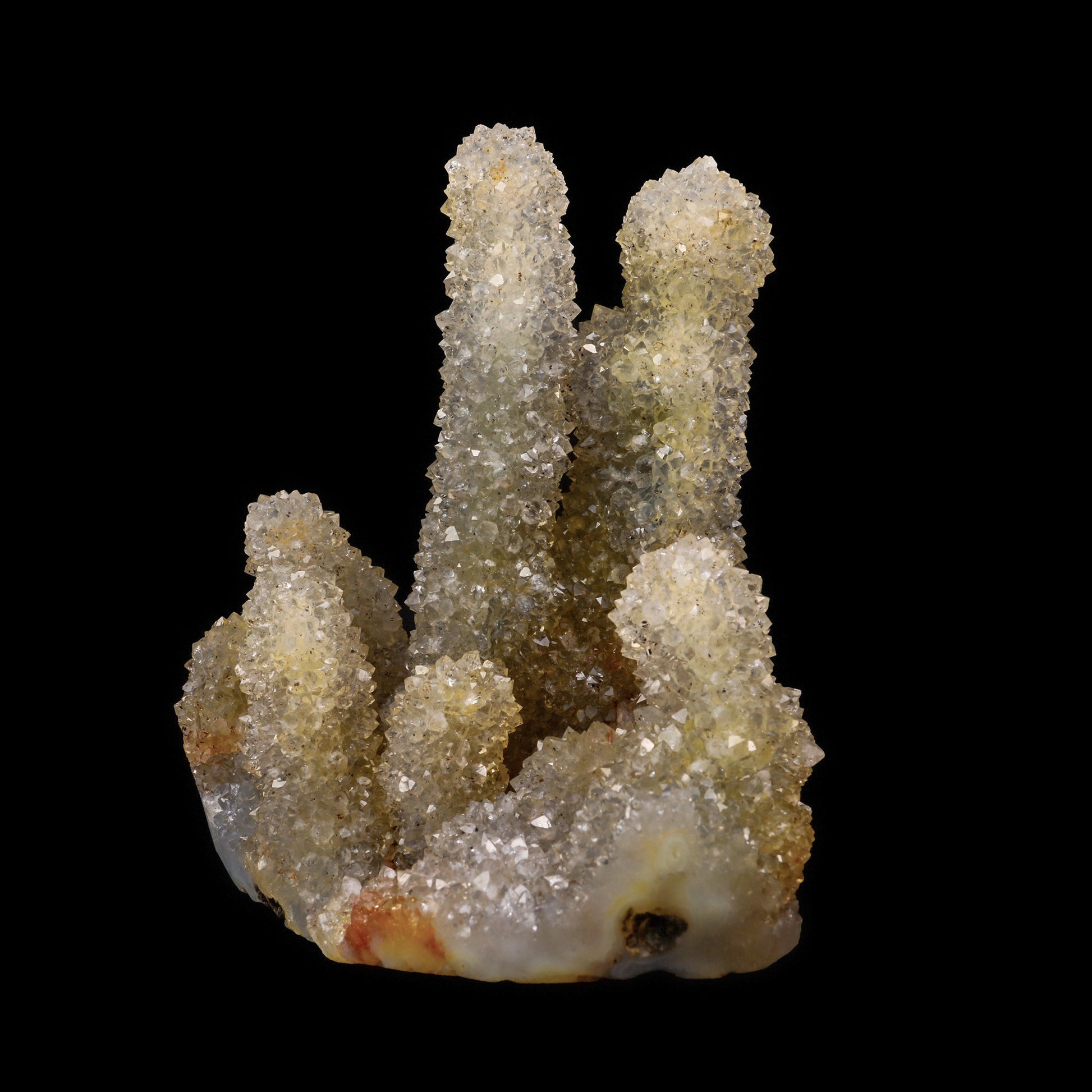 MM Quartz with Iron Inclusion  Stalagmite Natural Mineral Specimen  # G 0063