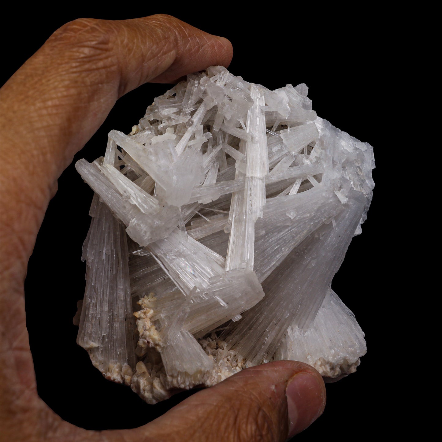 Scolecite Spray Cluster Natural Mineral Specimen # G 0070