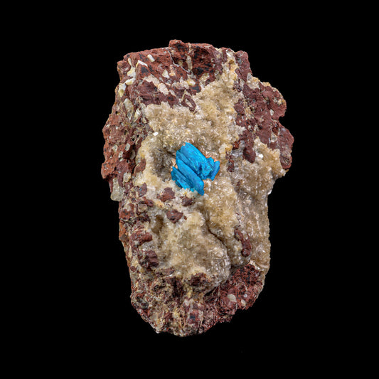 Cavansite with Heulandite Natural Mineral Specimen  # G 0073