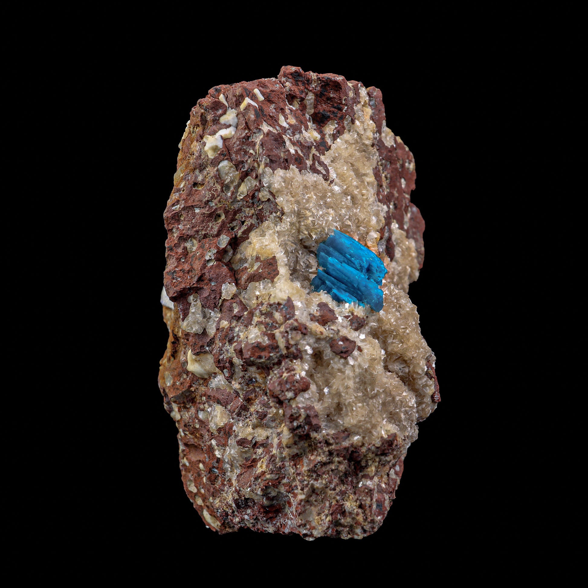 Cavansite with Heulandite Natural Mineral Specimen  # G 0073
