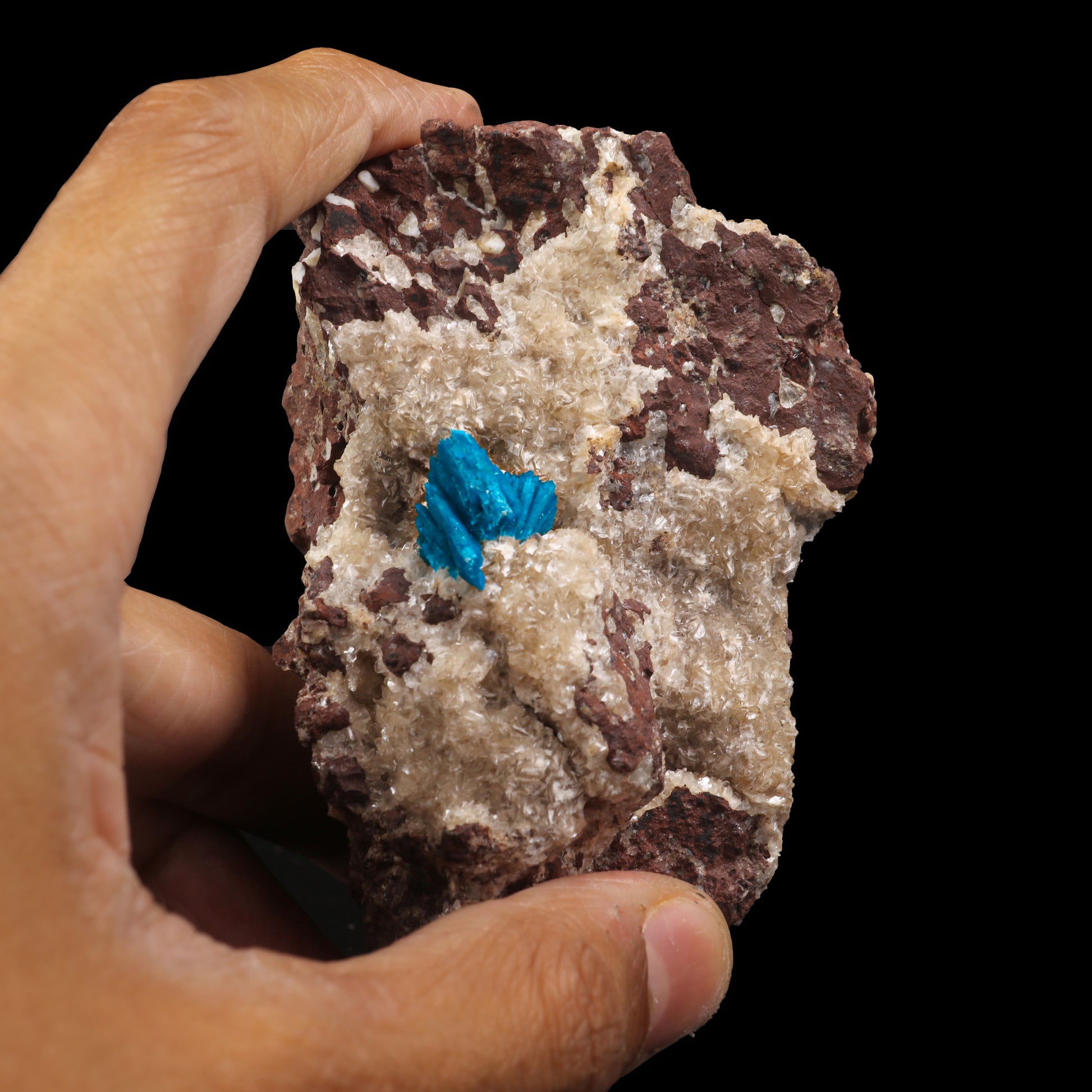 Cavansite with Heulandite Natural Mineral Specimen  # G 0073