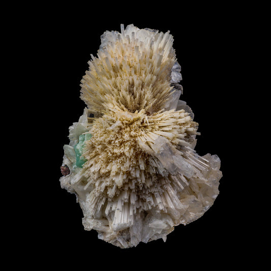Mesolite with Stilbite  Natural Mineral Specimen  # G 0077