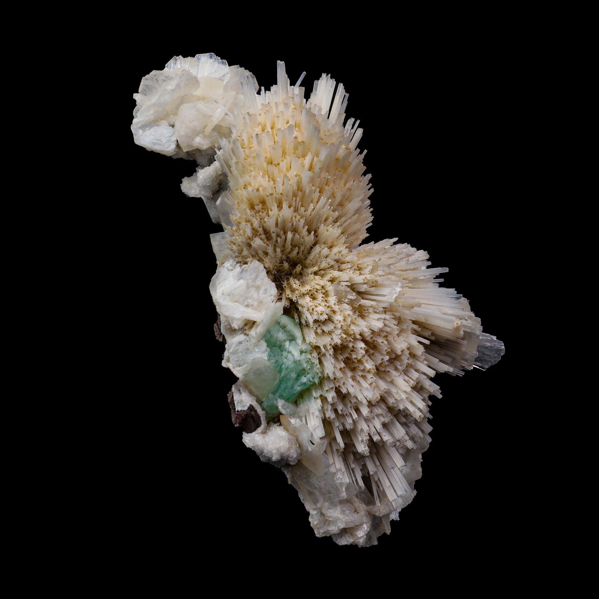 Mesolite with Stilbite  Natural Mineral Specimen  # G 0077