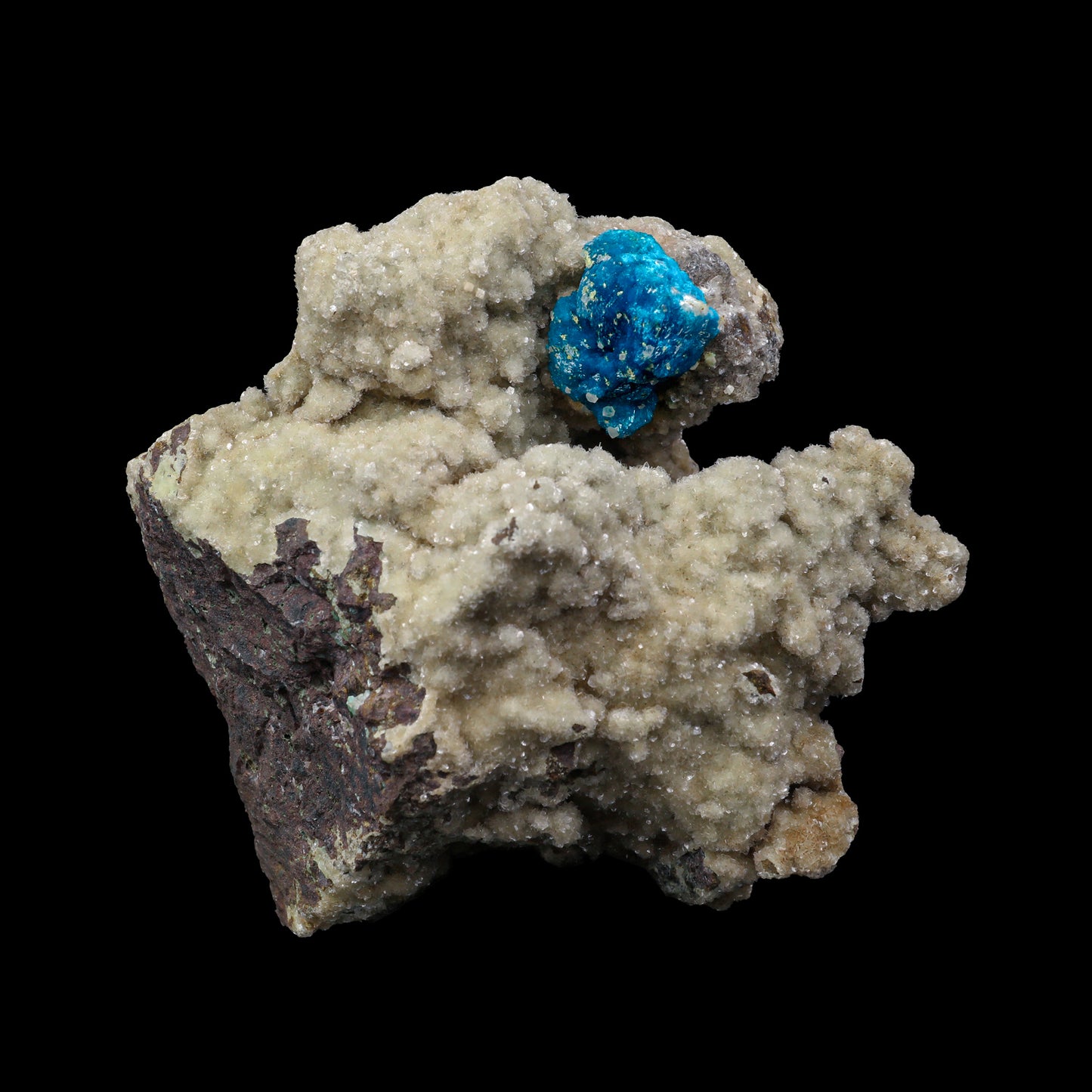 Cavansite on Heulandite Natural Mineral Specimen # G 0081