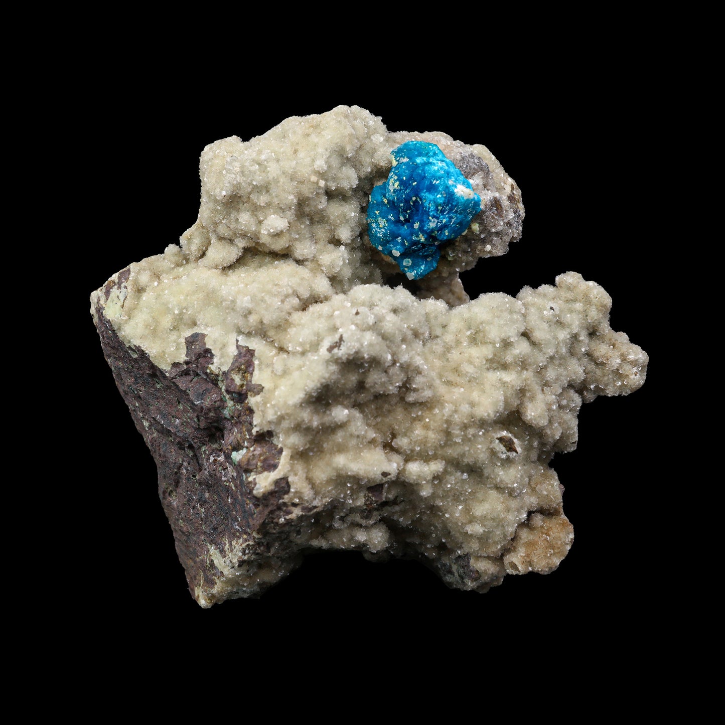 Cavansite on Heulandite Natural Mineral Specimen # G 0081