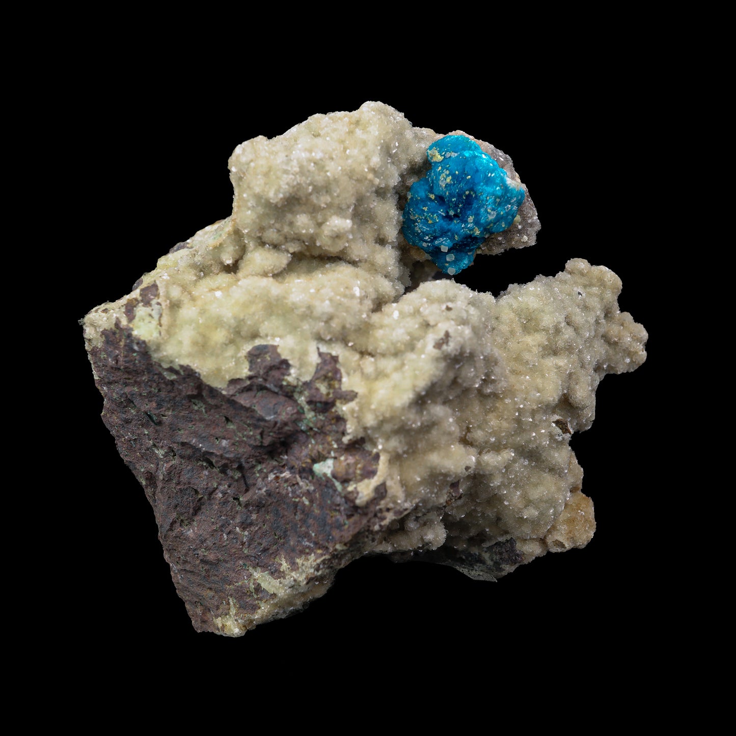 Cavansite on Heulandite Natural Mineral Specimen # G 0081