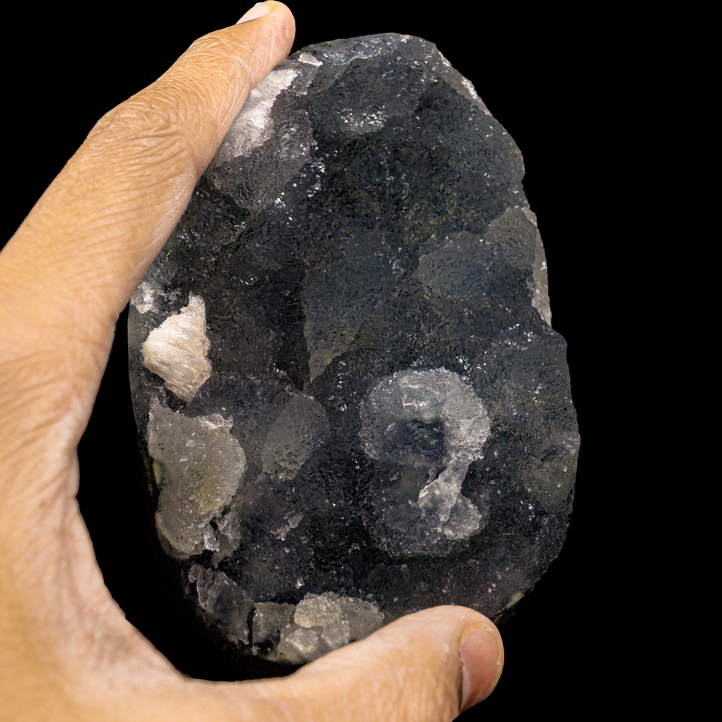 Black Chalcedony Natural Mineral Specimen # G 0082