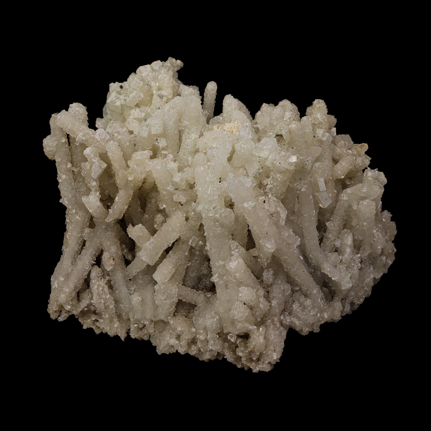 Chalcedony Stalactite with Apophyllite Coating Natural Mineral Specimen # G 0084