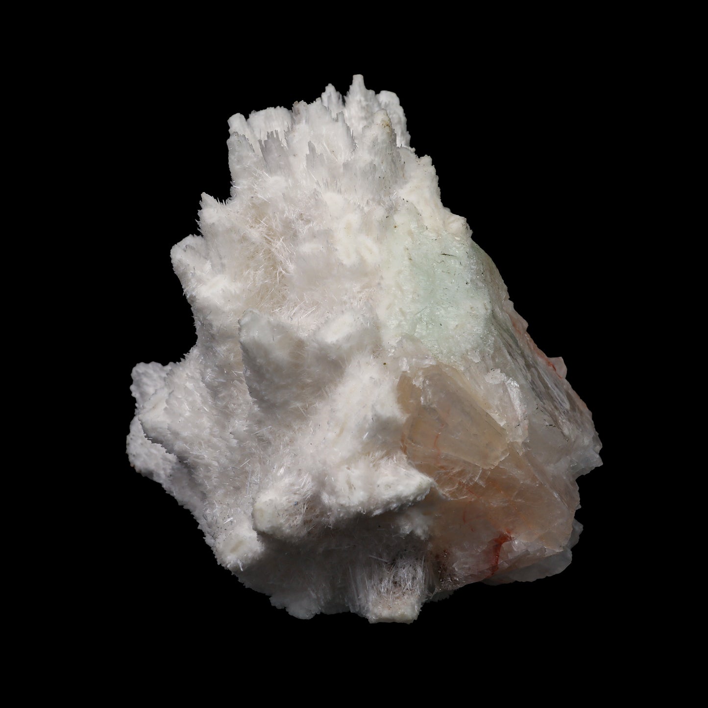 Mordenite with Stilbite & Apophyllite Natural Mineral Specimen # G 0091