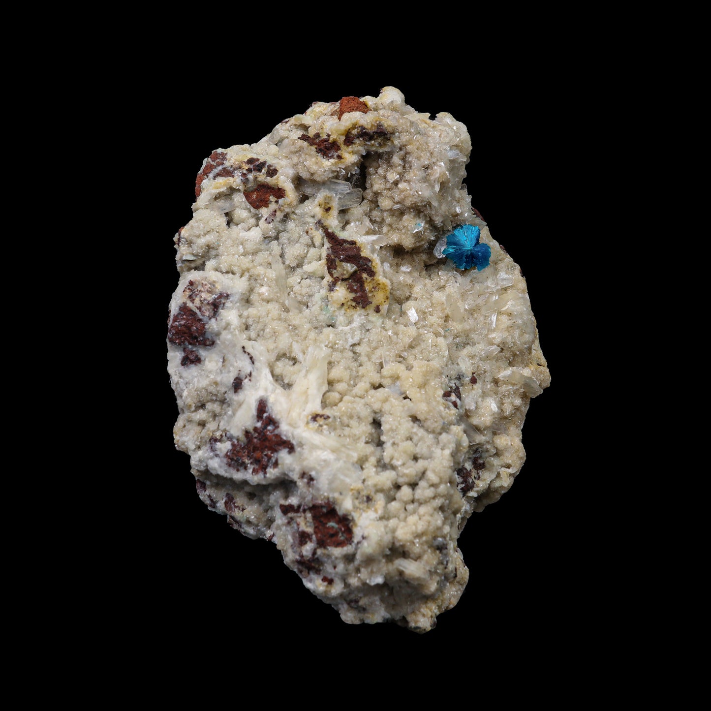 Cavansite on Heulandite Natural Mineral Specimen # G 0093
