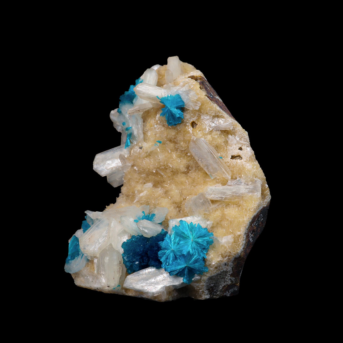Cavansite with Stilbite Natural Mineral Specimen # G 0095