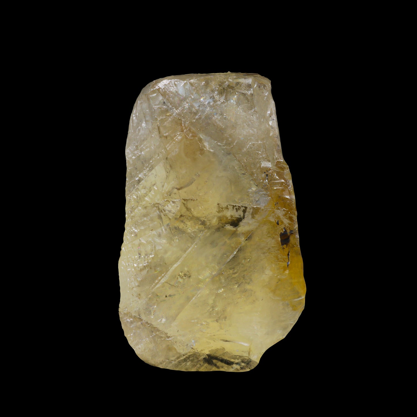 Yellow Calcite Natural Mineral Specimen # G 0096